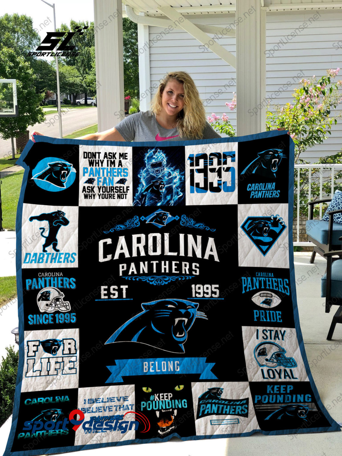 Carolina Panthers Blanket And Quilt Gift For Fans