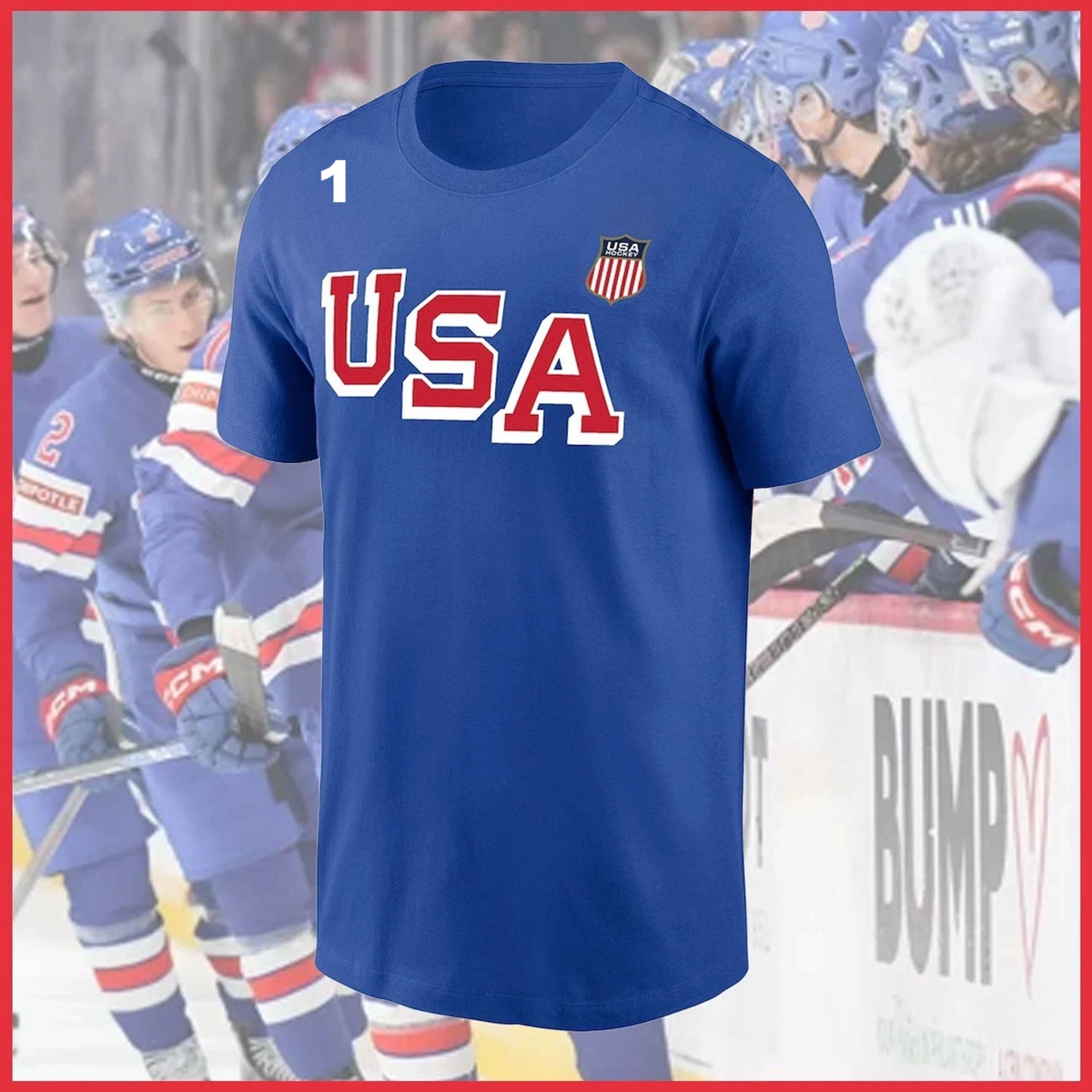 US Hockey 2026 Logo Unisex T-shirt for fans