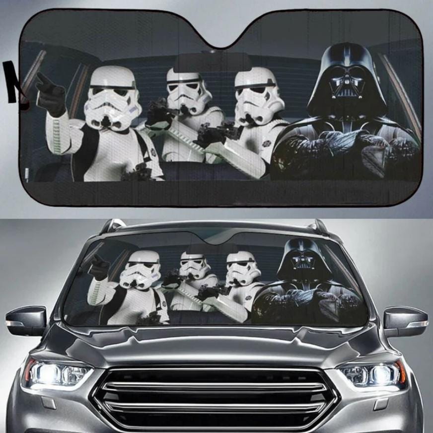 Star Wars Auto Car Sun Shade Auto Accessories, Movie Car Sunshade, Car Windshield Sunshade, Car Accessories, Star Wars Gifts, Sun Visor Car