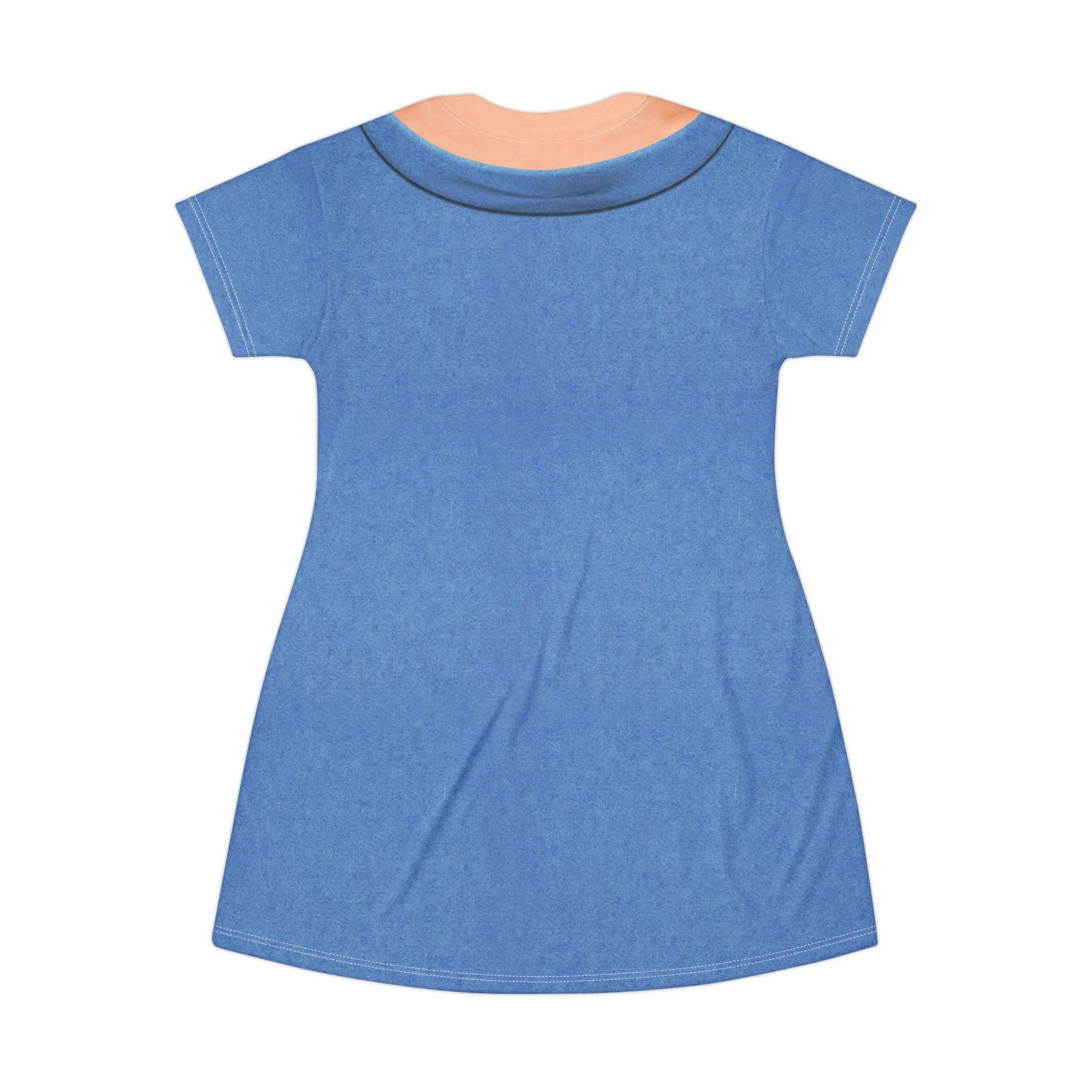 Starfleet Officer Blue Short Sleeve Dress, Federation Cosplay, Starships Apparel