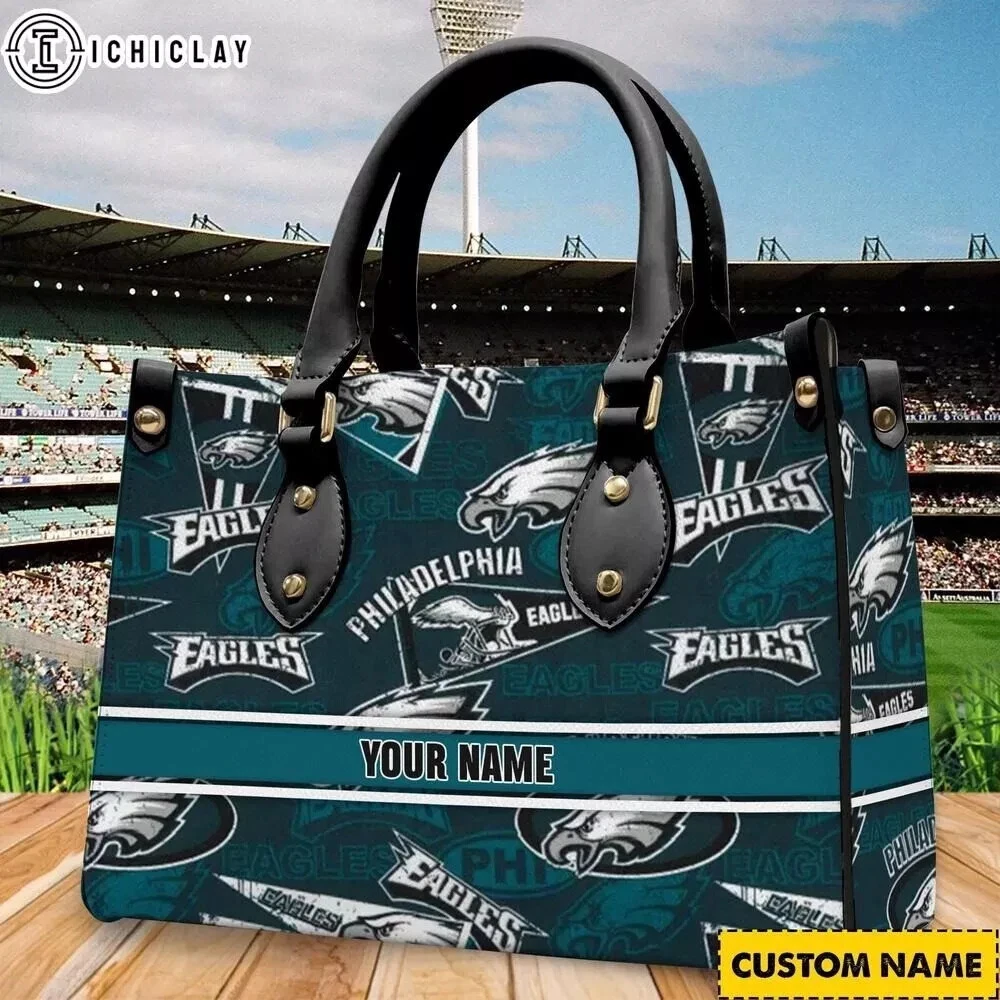 Philadelphia Football Team Eagless Leather Handbag Gift
