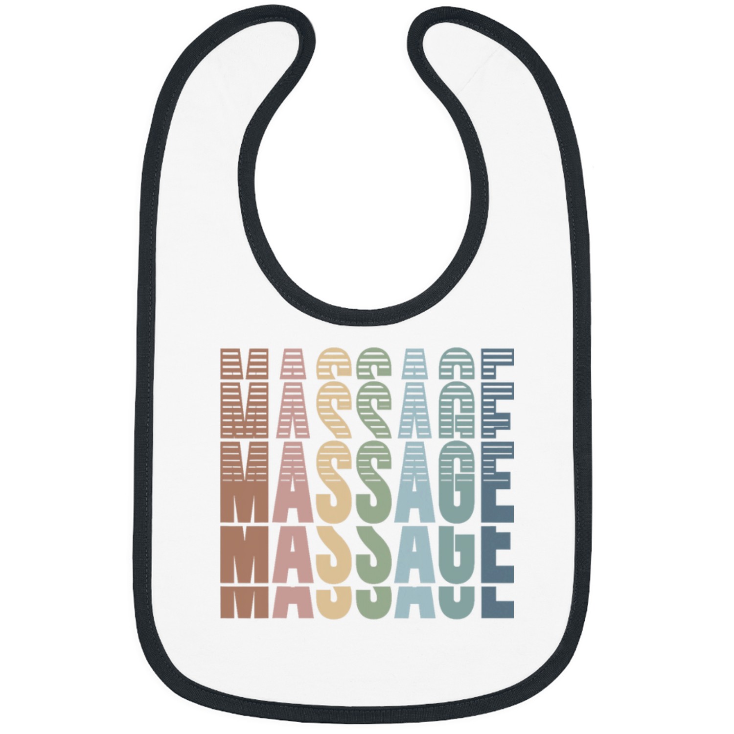 Massage Therapist Spa Relaxation Knotty Physical Therapists Bibs