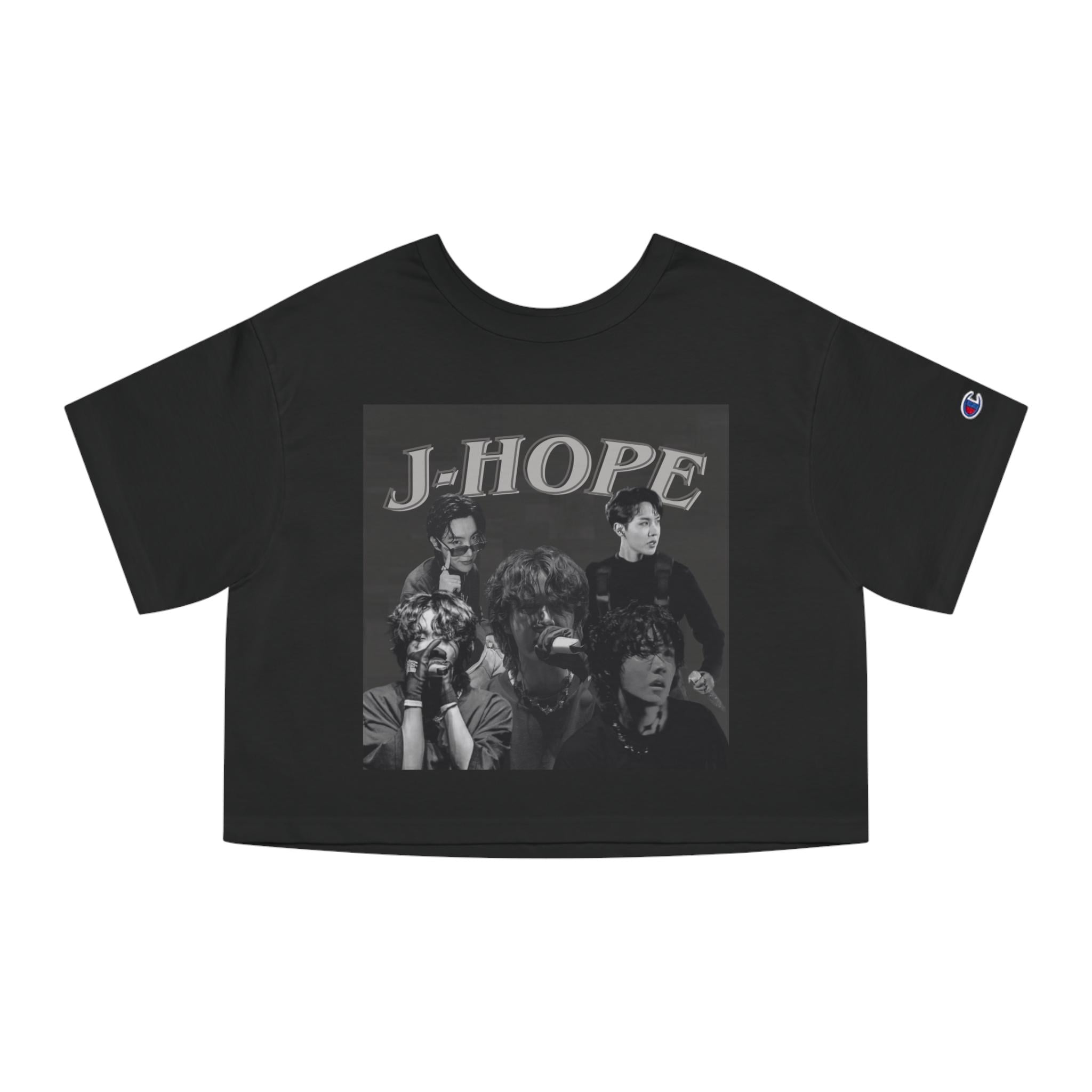 Cropped T-Shirt, J Hope Tour Shirt, BTS Fan Merch, Kpop Concert Tee, Short Sleeve Top