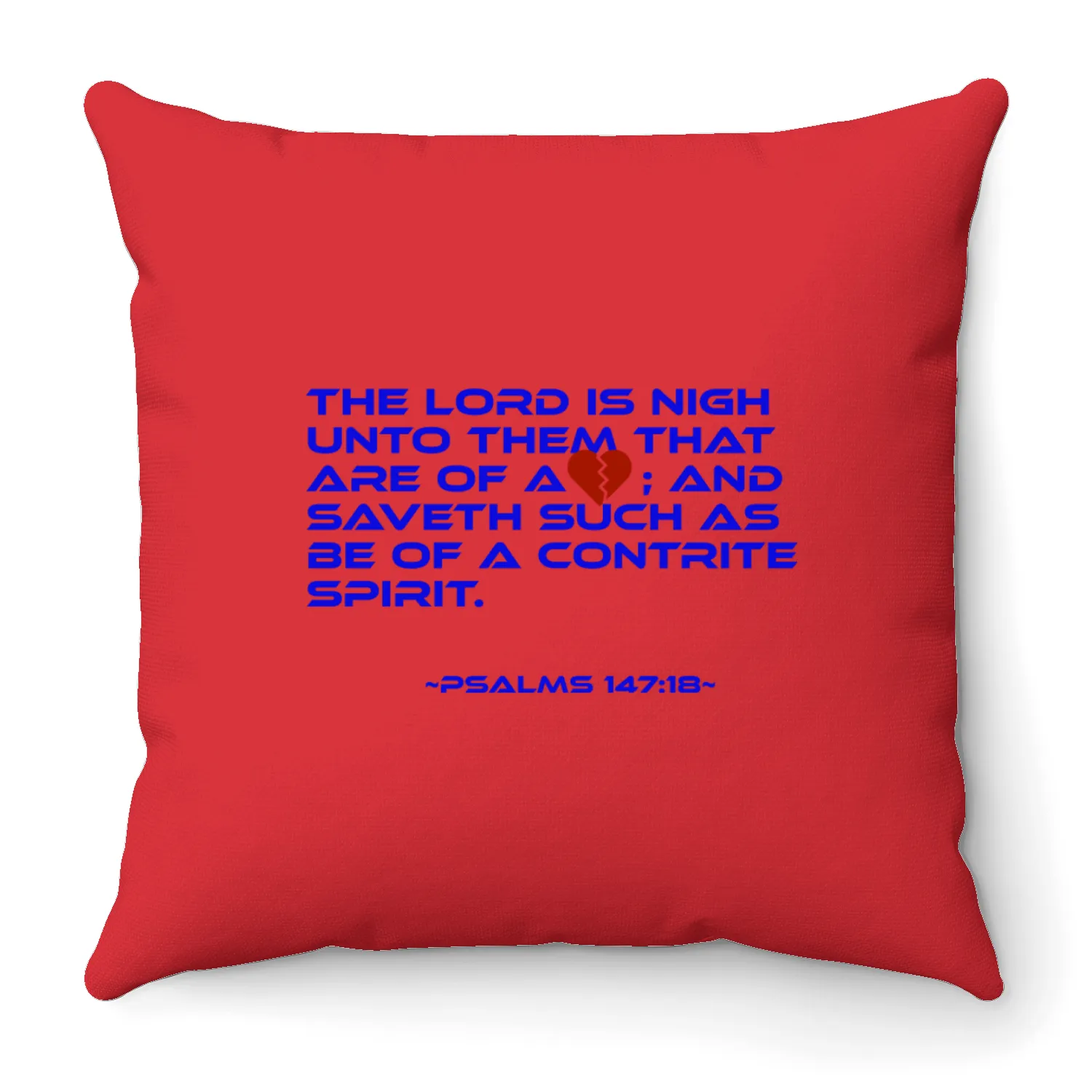 Psalms 147:18 Throw Pillows