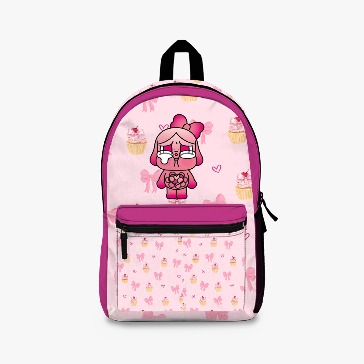 Cute Heartless Crybaby Inspired Backpack, Stylish School Bag, Gifts for Kids, Fun Travel Accessory