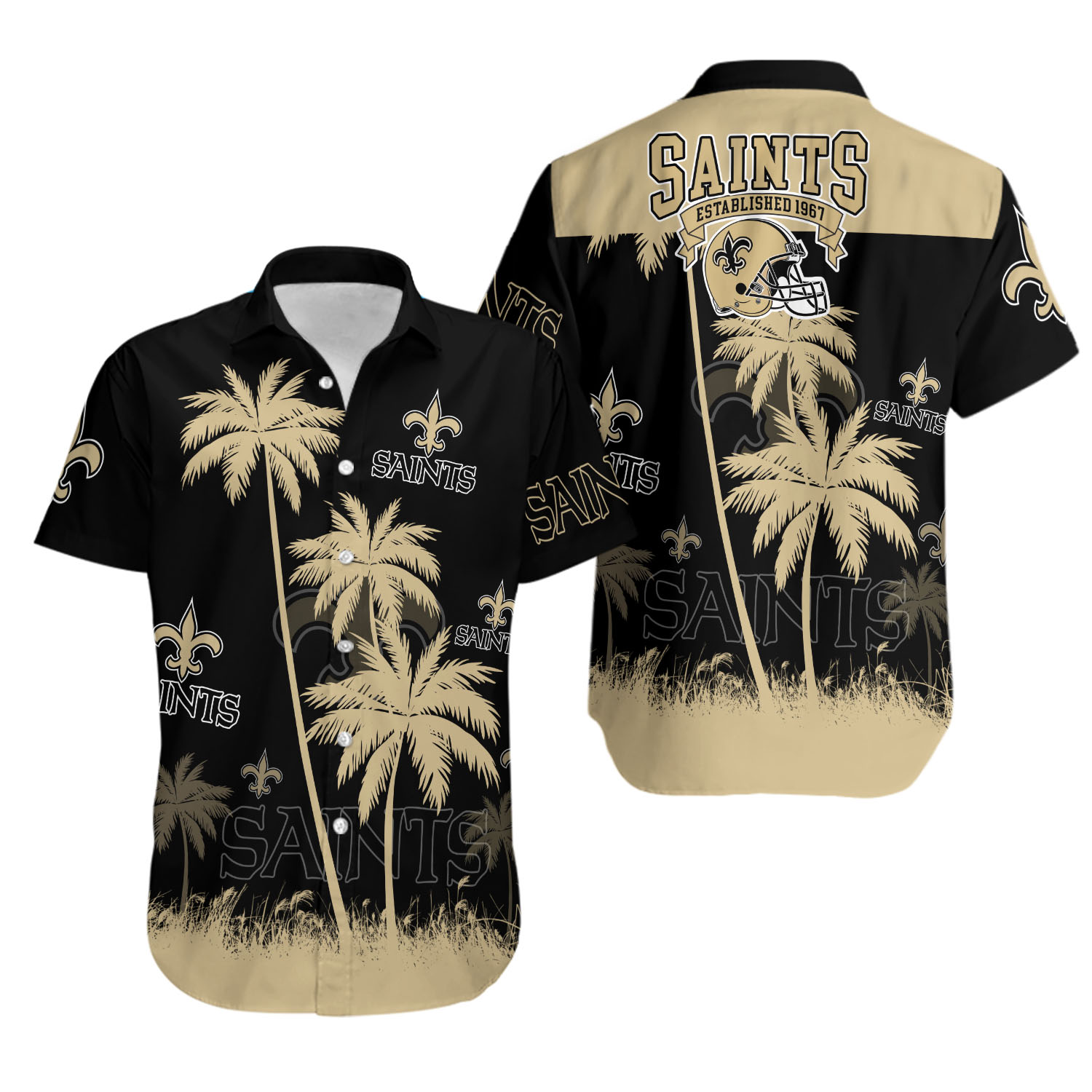 New Orleans Football Team Saintss Hawaiian Shirt