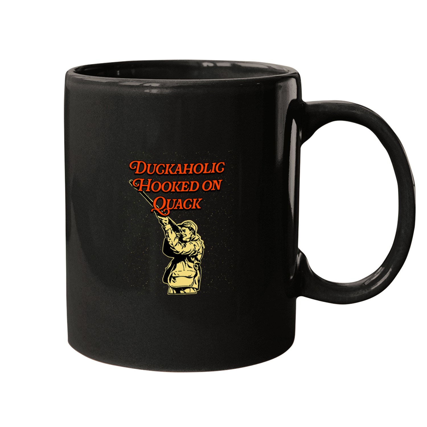Duckaholic Hooked on Quack Hunting Cast Around Hunting Mugs