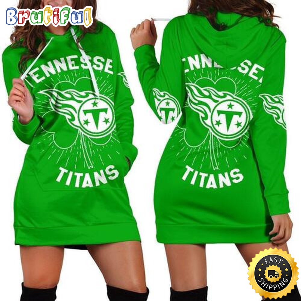 football Tennessee Titans Hoodie Dress St Patricks Day For Women Hoodie