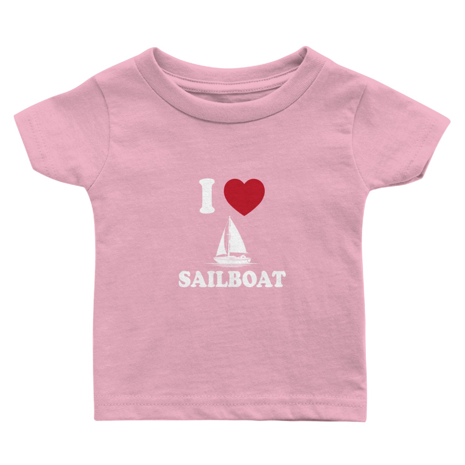 I Love Sailing Baby T Shirts