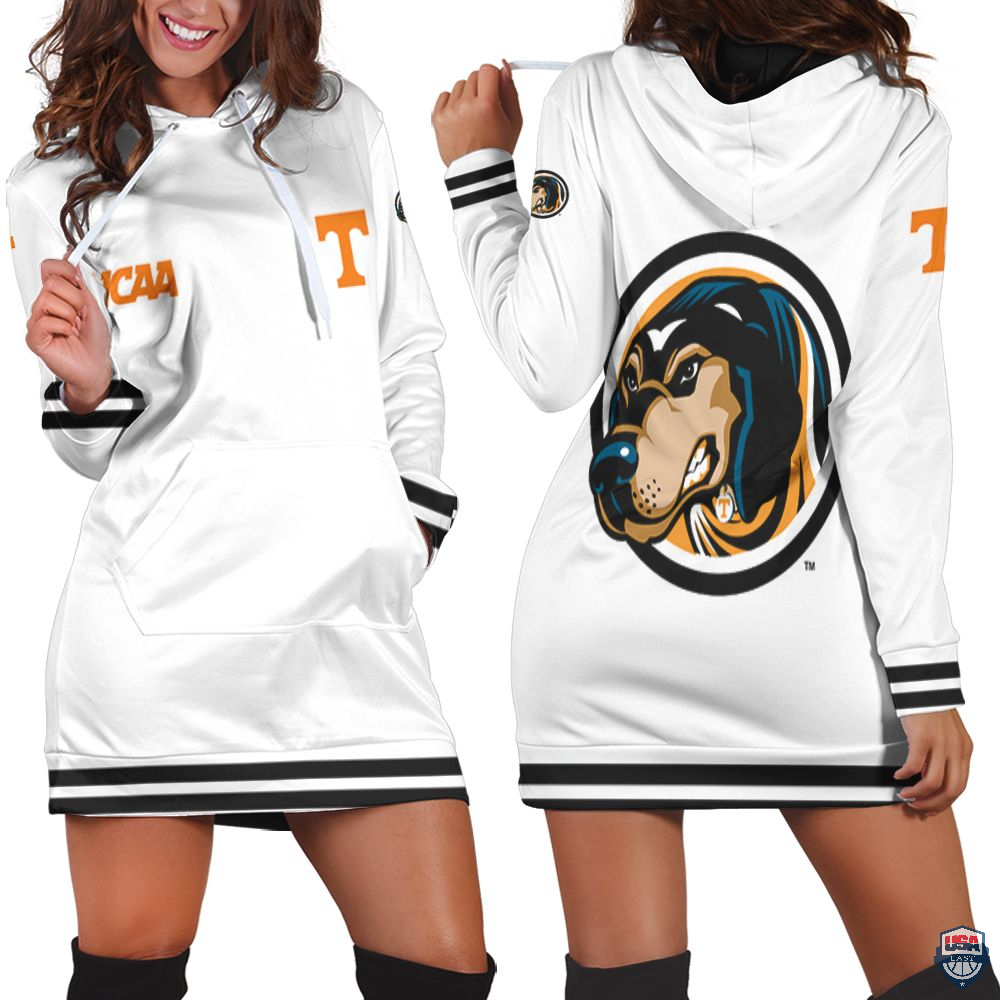 Tennessee Volunteers NCAA Classic White 3D Hoodie Dress