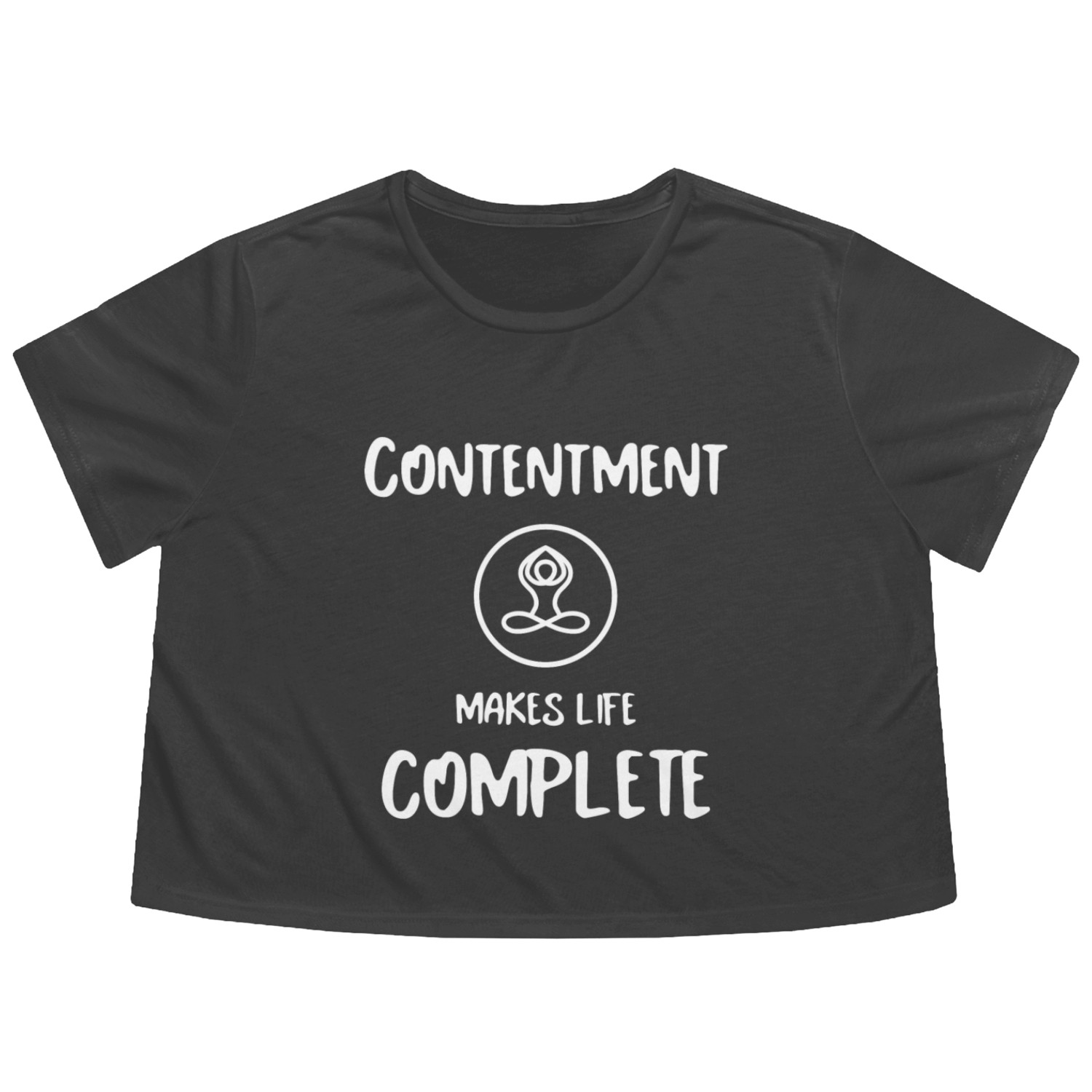 Contentment Flowy Cropped Tees