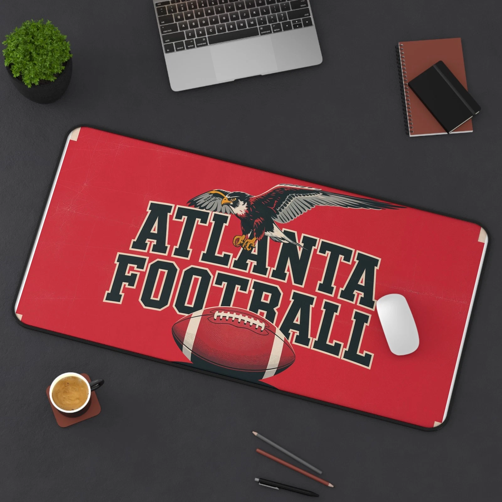 Atlanta Football High Def Print Non Slip Desk Mat Office Home football