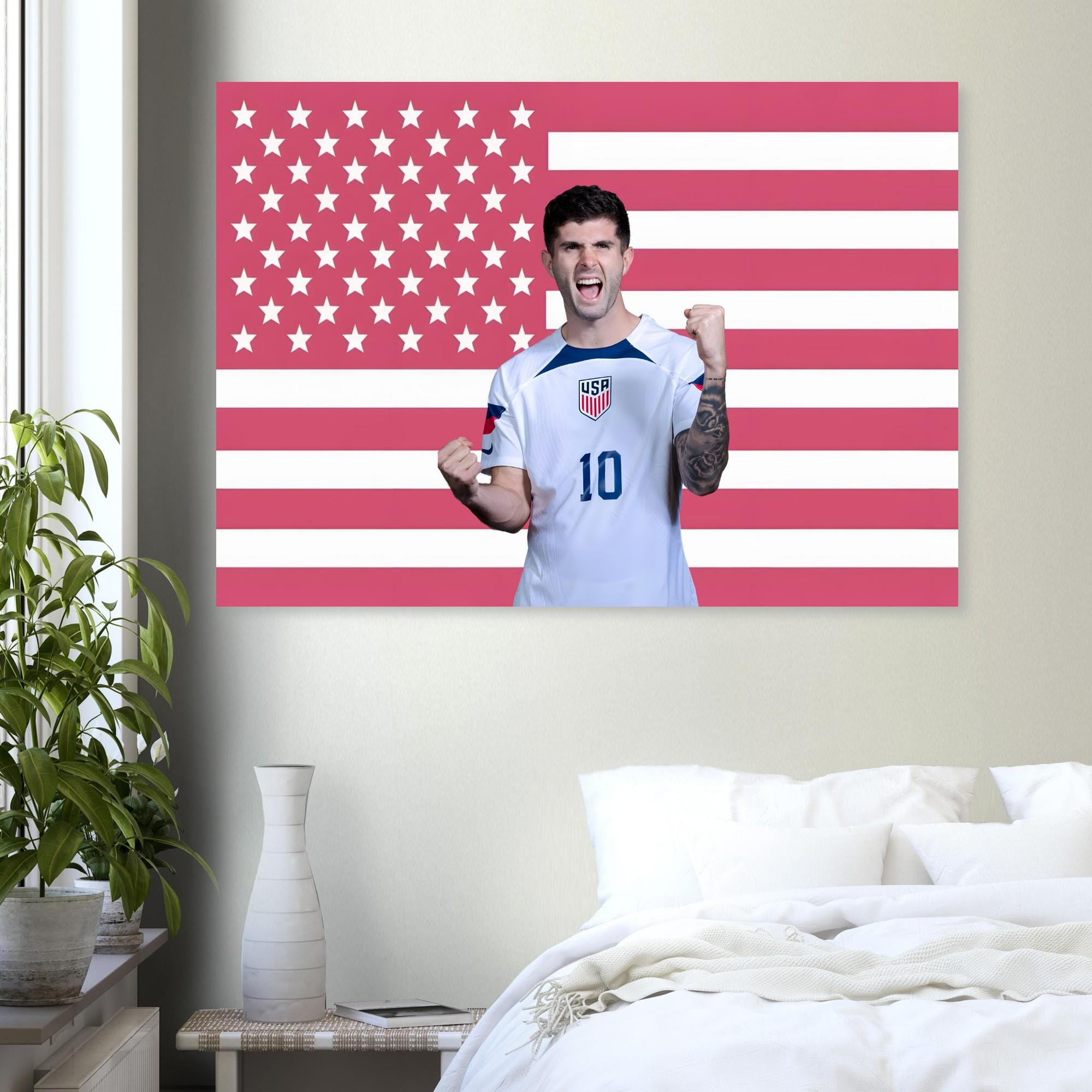 Christian Pulisic USA Soccer Fan Tapestry FIFA 2026 Edition
