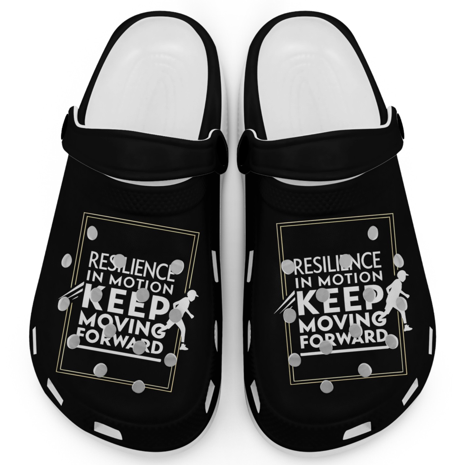 Resilience in Motion: Keep Moving Forward Clogs