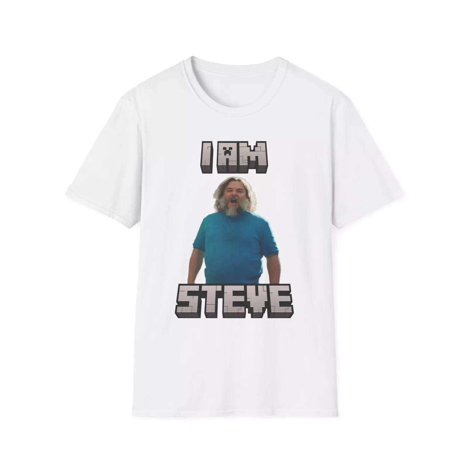 Funny Mine Craft Movie "I Am Steve" Meme T-Shirt, Unisex