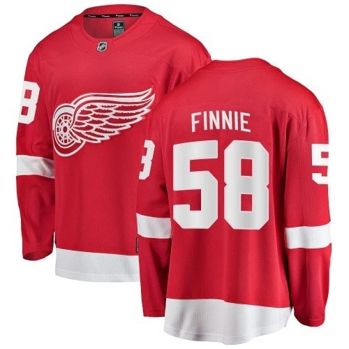 Emmitt Finnie Detroit Red Wings Jersey Home