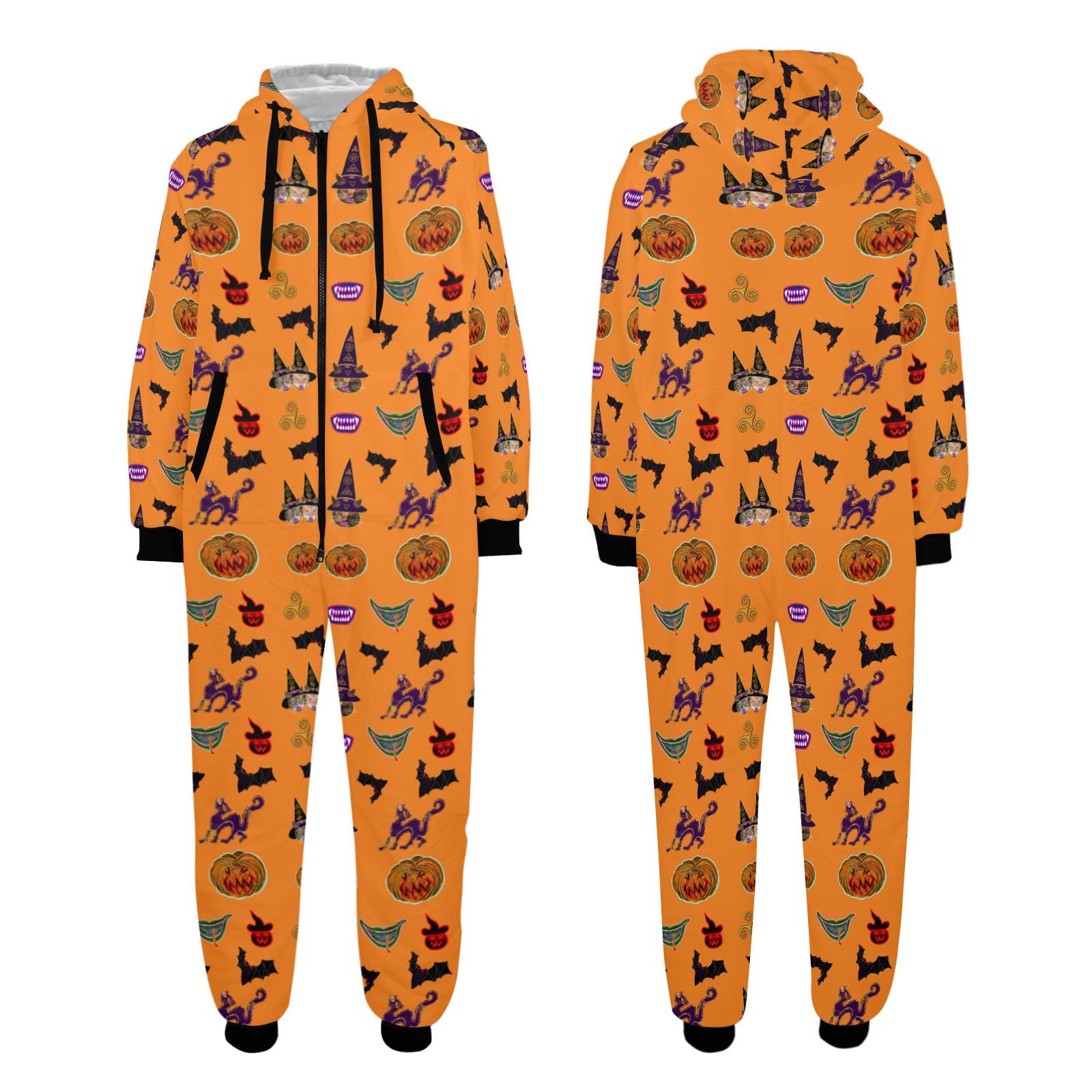 Halloween witch Onesie for the family, Halloween Hooded Jumpsuit, Halloween onesie, Halloween rompers, Halloween jumpsuit, Halloween