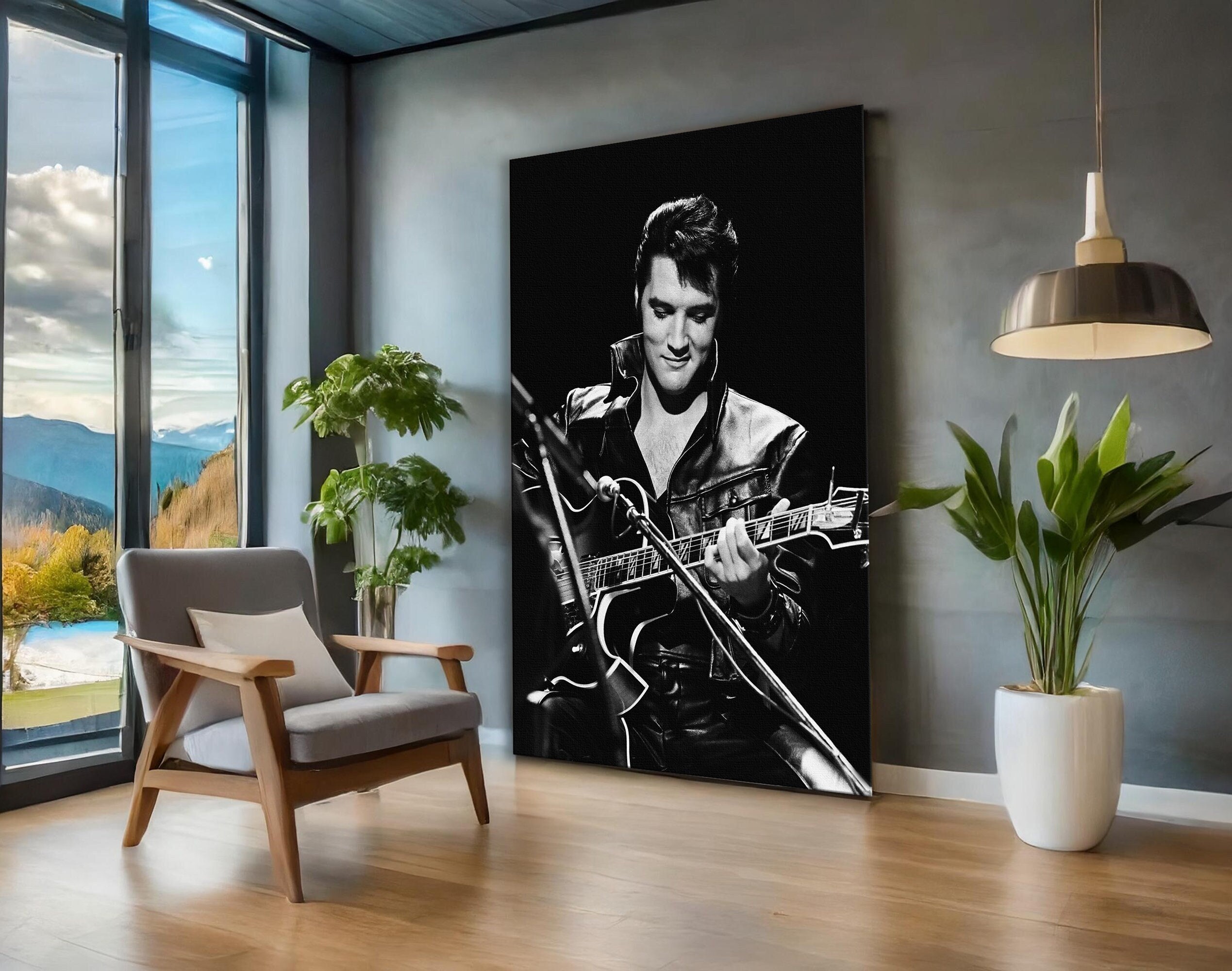 Elvis Presley 1963 Poster, King of Rock Elvis Presley