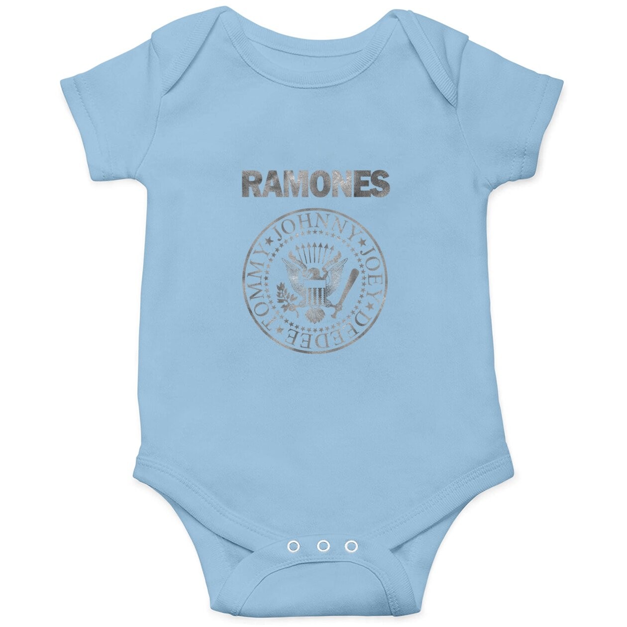Ramones Distressed Seal Boyfriend Baby Bodysuit