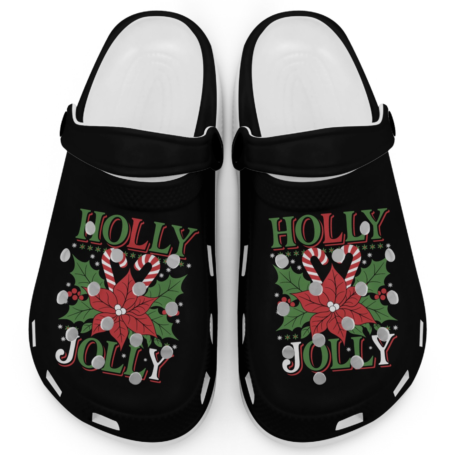 holly jolly Clogs