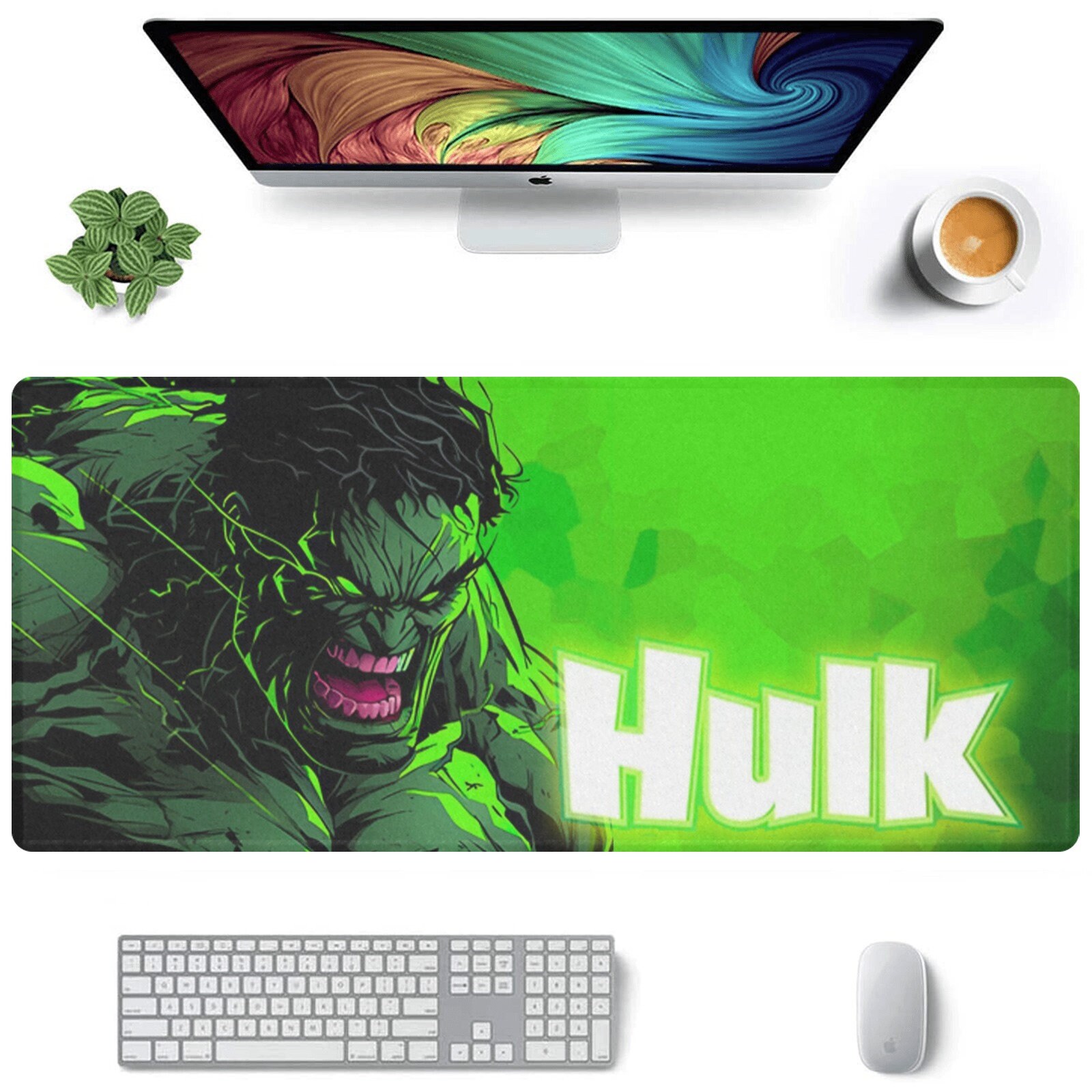 HULK Desk Mat Suitable for Gamers, Content Creators, and Others