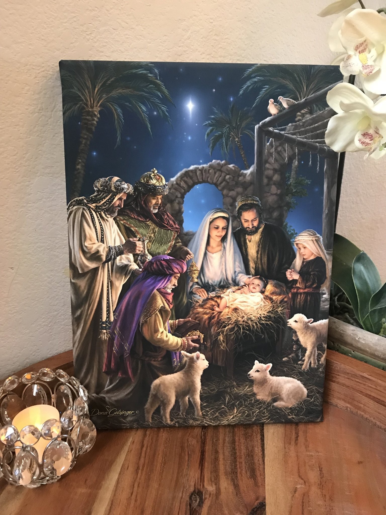 The Nativity Wall Art - Canvas
