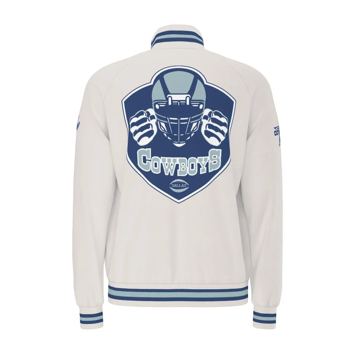 Dallas Cowboys Raglan-Sleeve Stand Collar Jacket