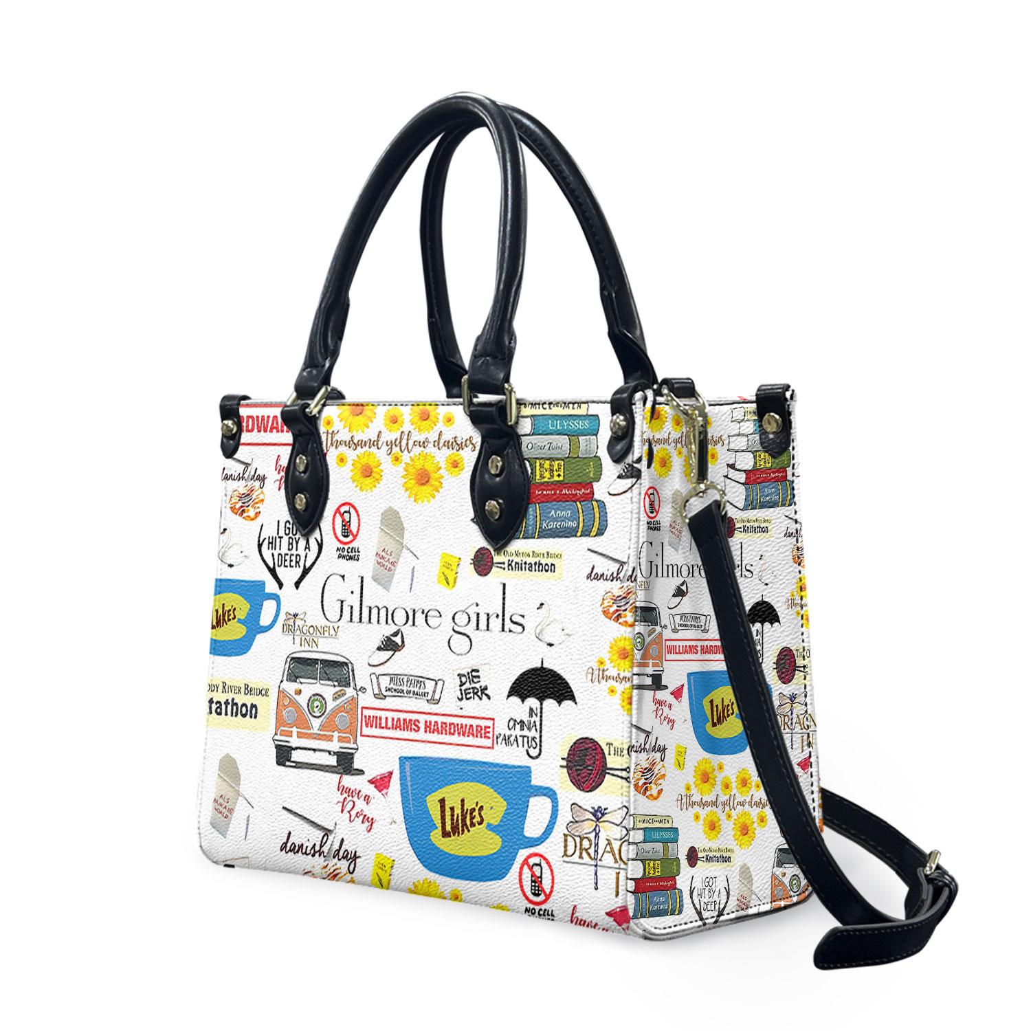 Gilmore Girls Handbag, Gilmore Girls Leather Bag, Gilmore Girls Shoulder Bag, Crossbody Bag, Top Handle Bag