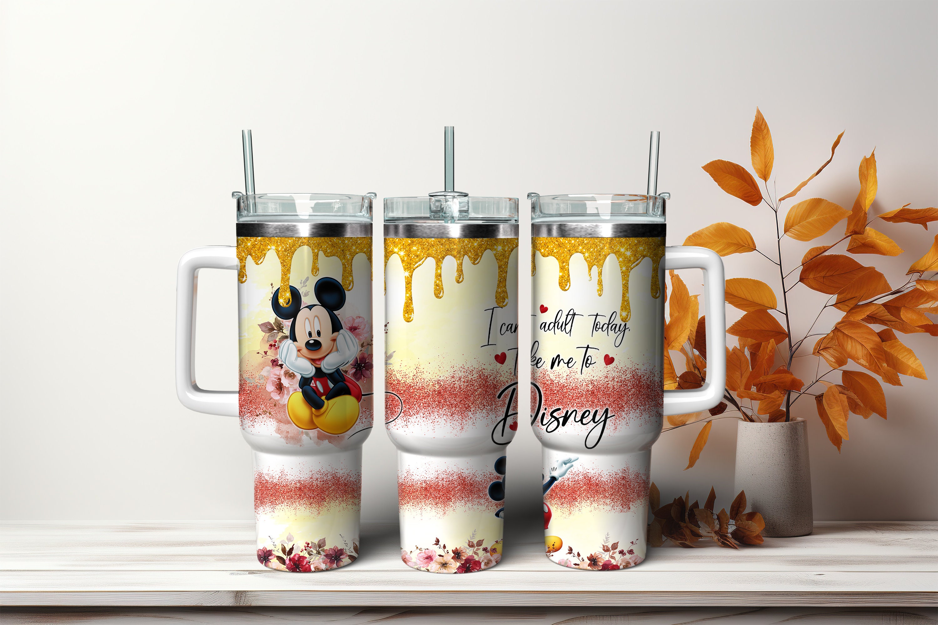 Cartoon Characters 40oz Tumbler Gift, Cartoon Lovers 40 oz Tumbler, Cartoon Glitter Tumbler, Movies Characters Tumbler Mug Gift, 20oz