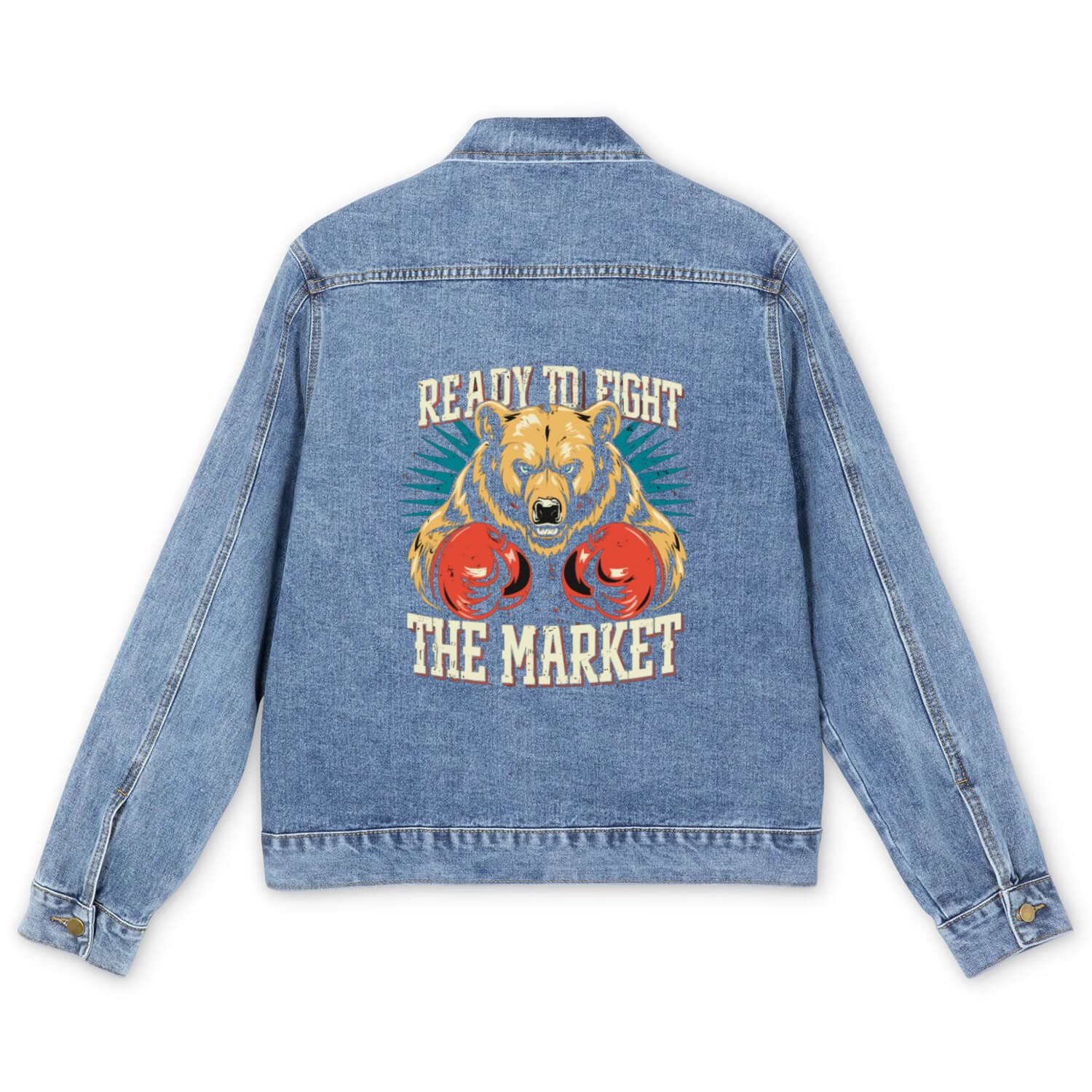 Stock Market trader Forex Trader Investor Trading Men's Denim Jackets