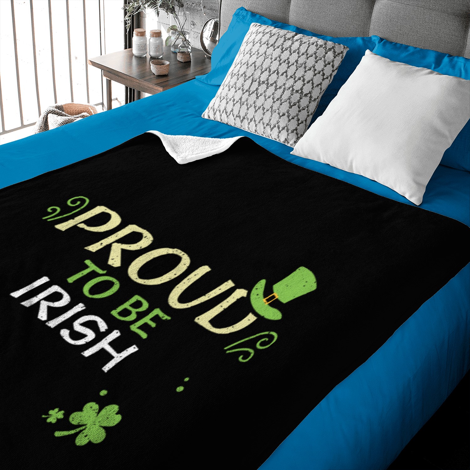 Proud to be Irish Baby Blankets