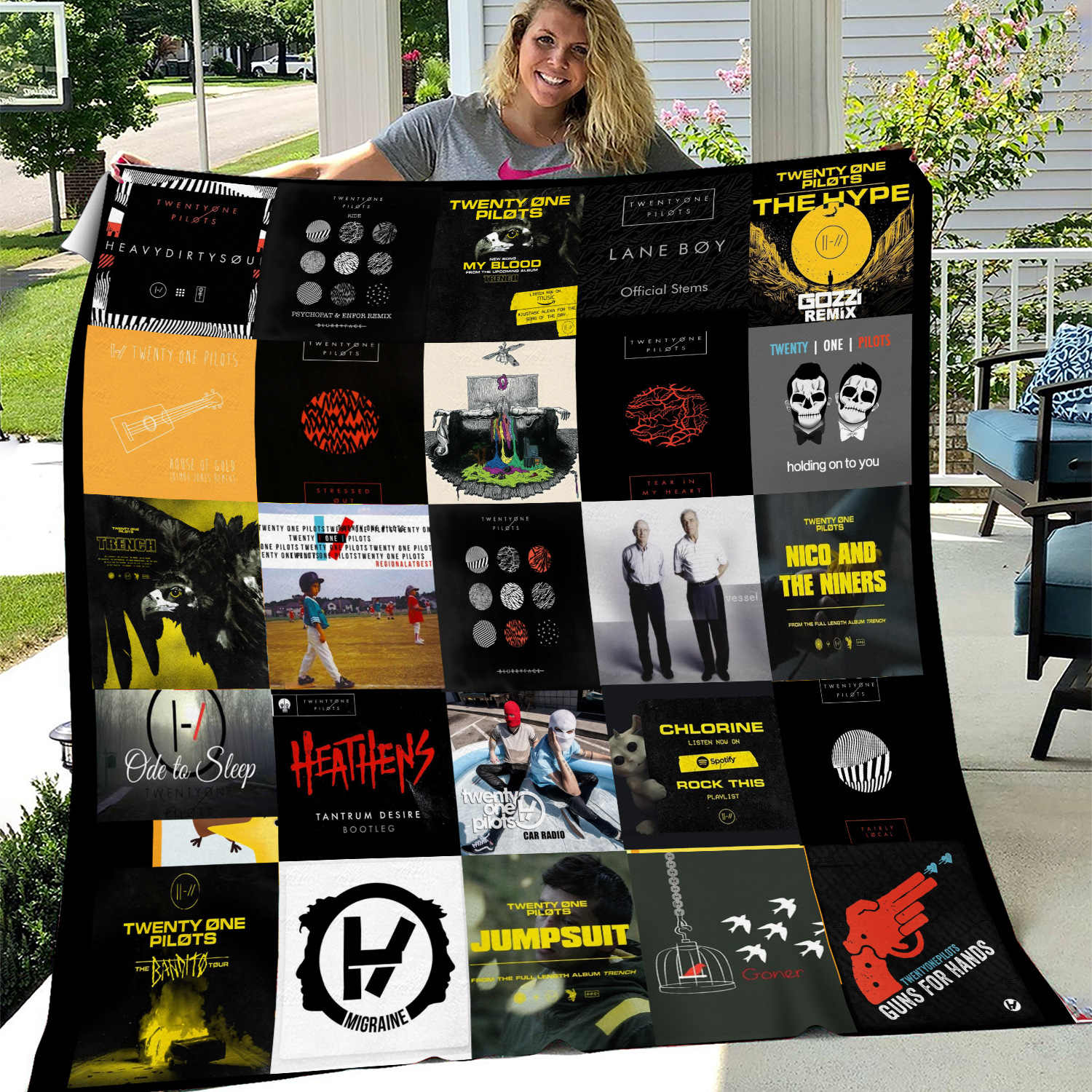 Pilotss band Albums For Fans Version Blanket Gift For Fans