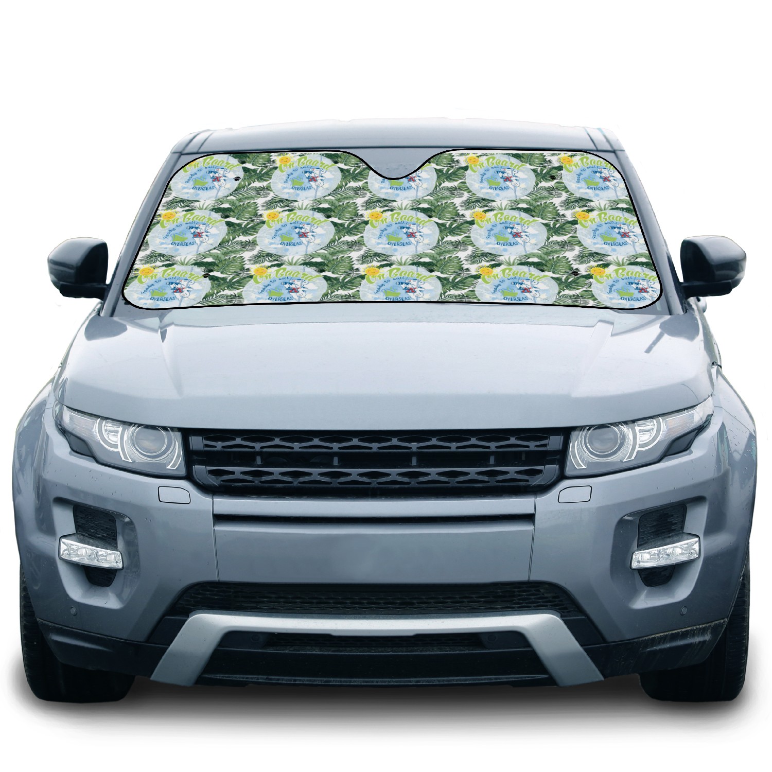 On Board Ready to Sail Boat Sun Overseas Bear Car Sun Shades