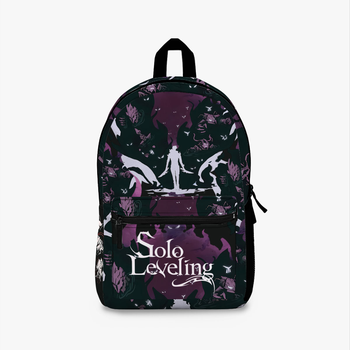 Solo Level Backpack, Personalized anime inspired Backpack, Back to School, Gift for her/him, kids, mom, family, anime fans