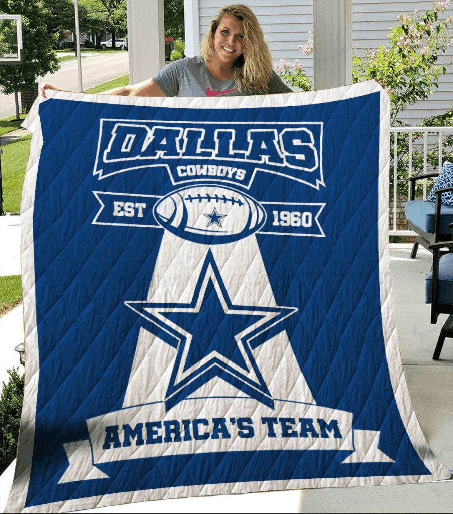 Dallas Cowboys Quilt, Bedding Decor