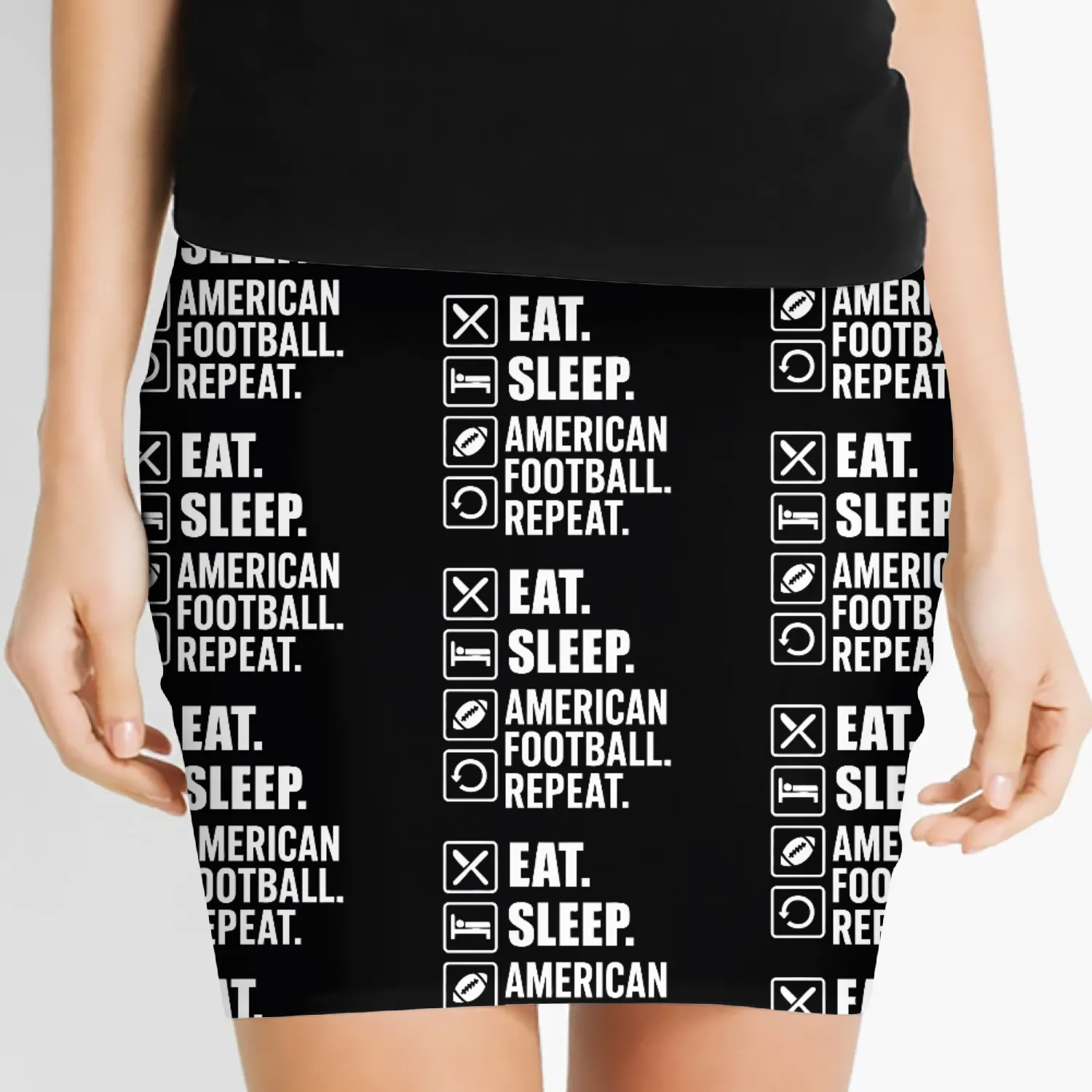 American Football Lifestyle Motivation Women's Mini Skirts