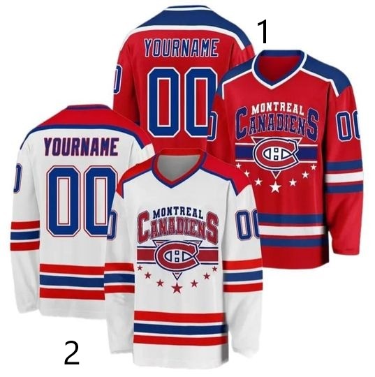Personalized Montreal Hockey Team Jersey, Custom Canadiens Hockey Jersey, Gift For Fan, Jersey For Adult, Hockey Lovers