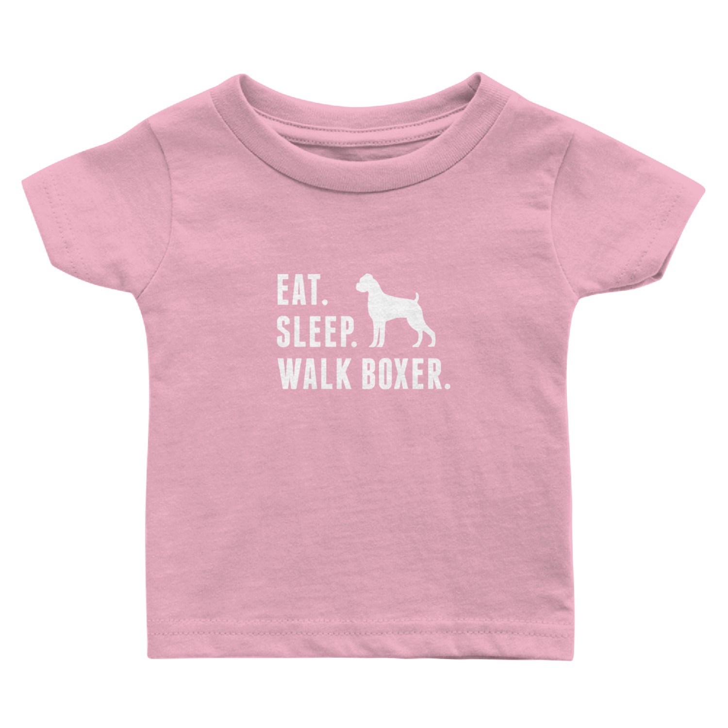 Eat Sleep Walk Boxer Dog Baby T Shirts