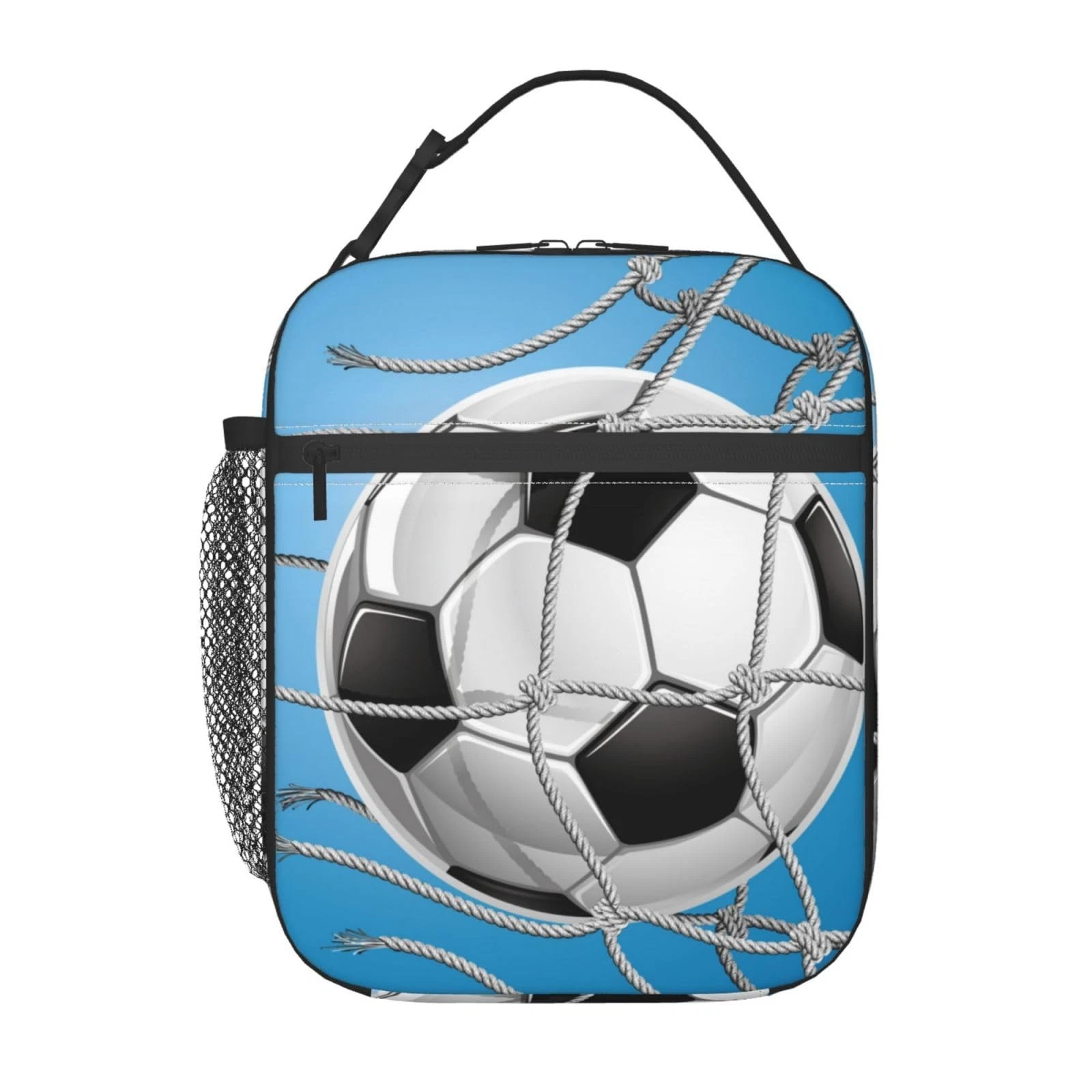 Soccer Lunch Bag for Kids Boys Girls
