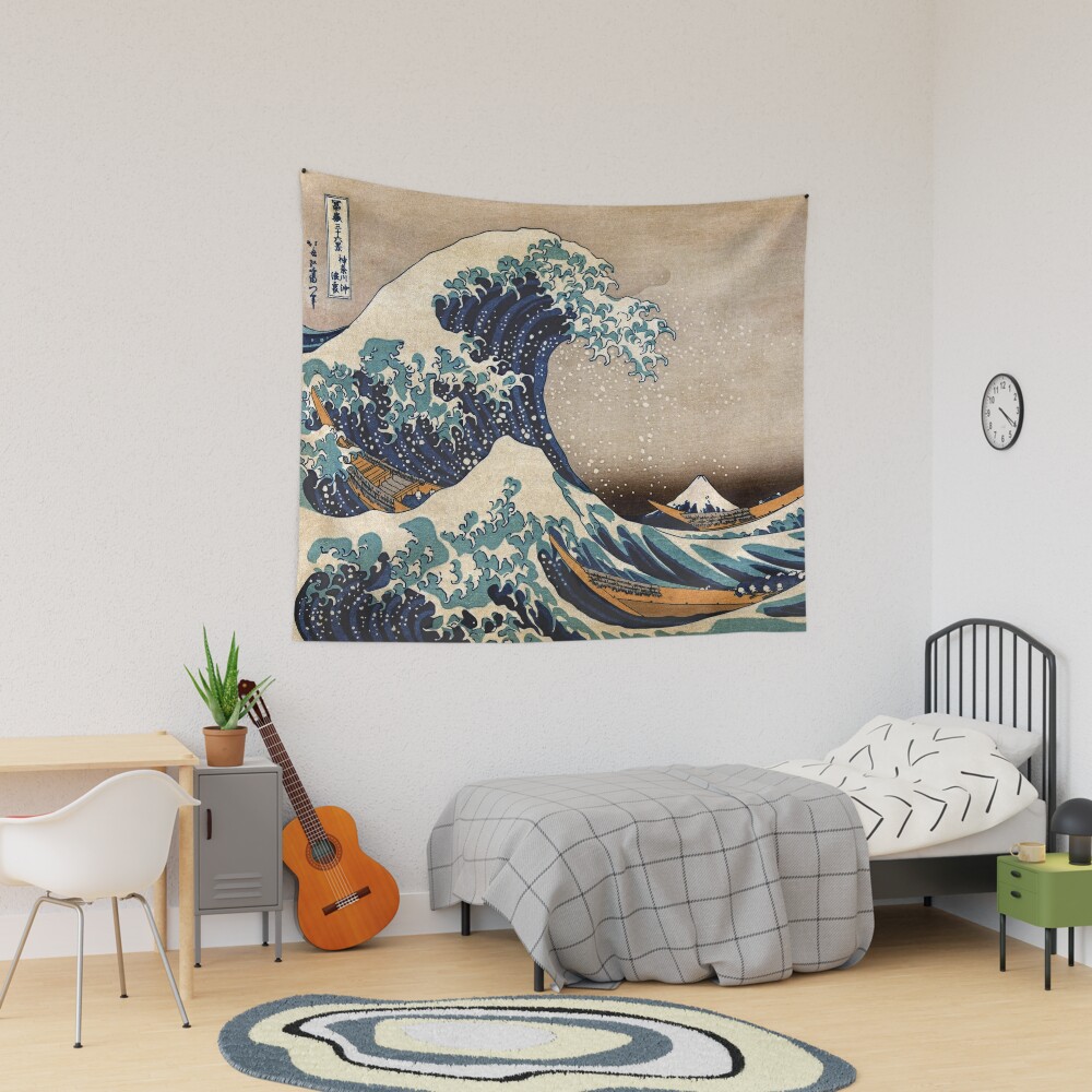 The Great Wave off Kanagawa Tapestry