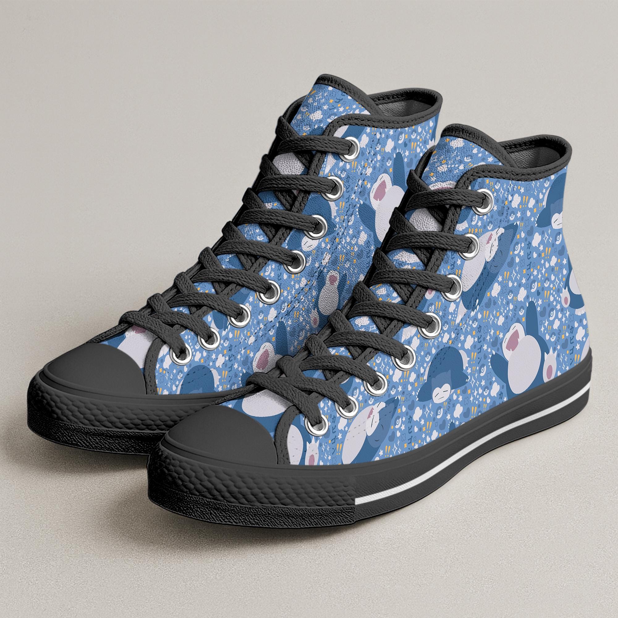Sn Lax High Top Shoes, Cute Sleeping Pattern Sneakers, Sn Lax Printed Shoes Gifts