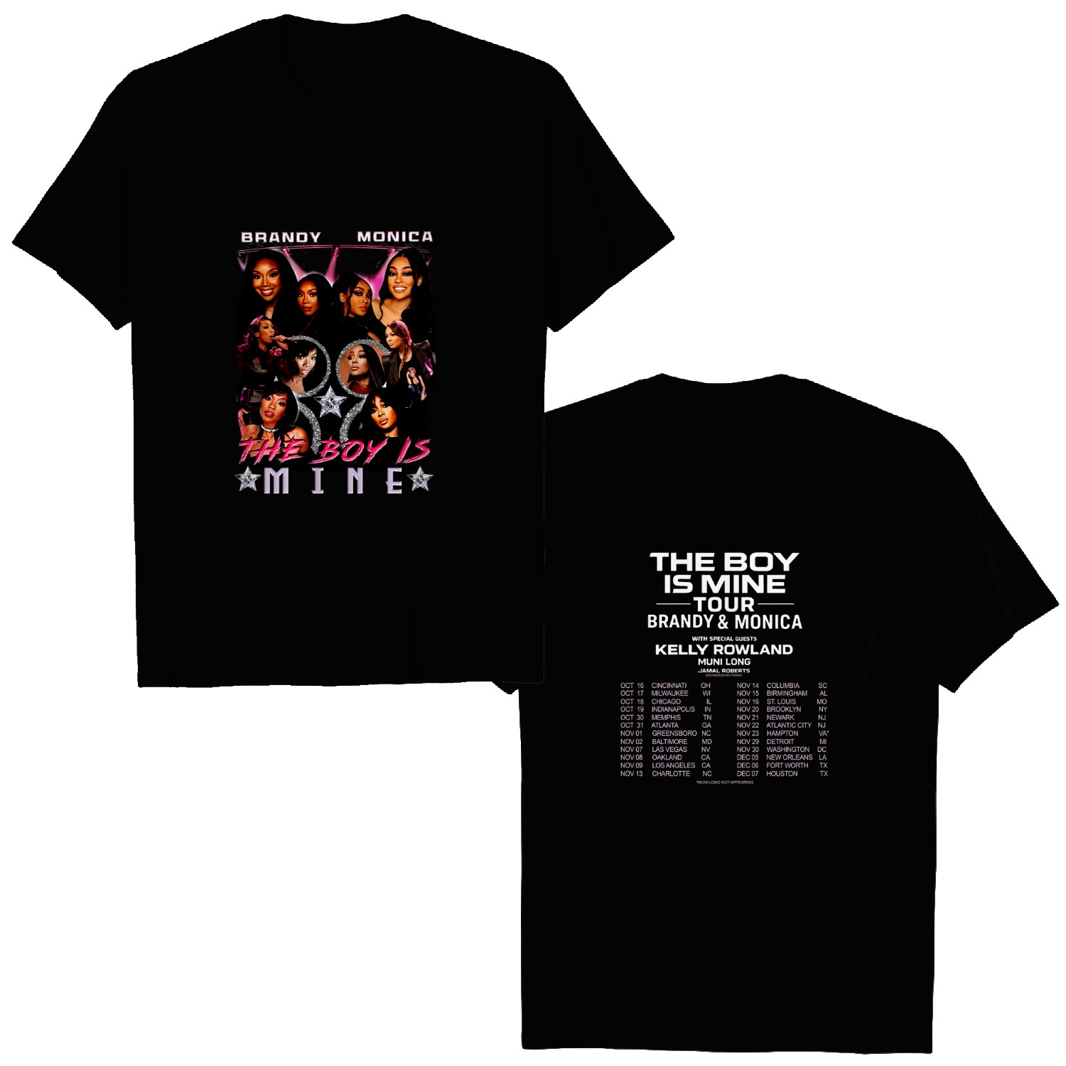 The Boy Is Mine Tour Shirt Brandy and Monica Concert Tee, 90s R&B Graphic Tee