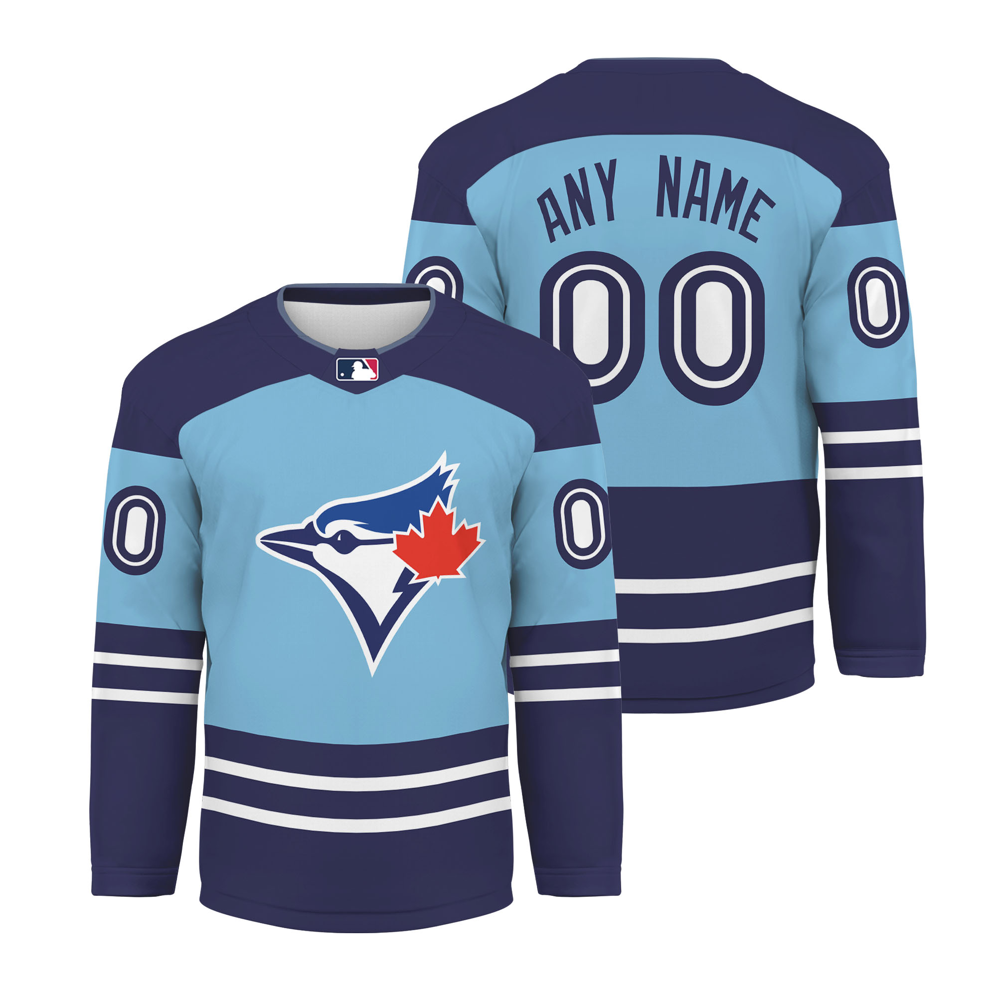 Personalized Toronto Blue Jays Alternate Men's Hockey Jersey