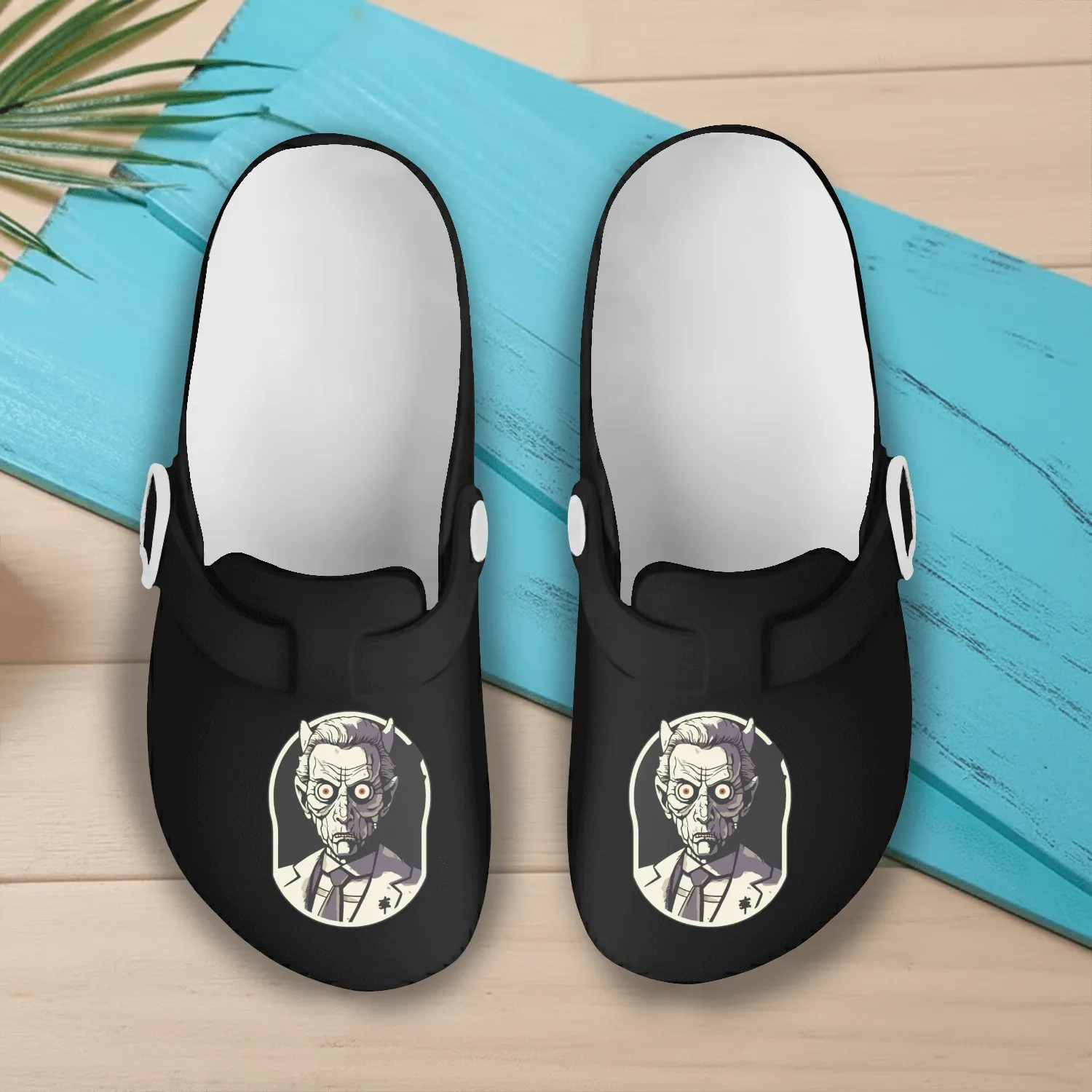Principal Chief Satan of Nightmares Slip On Clogs