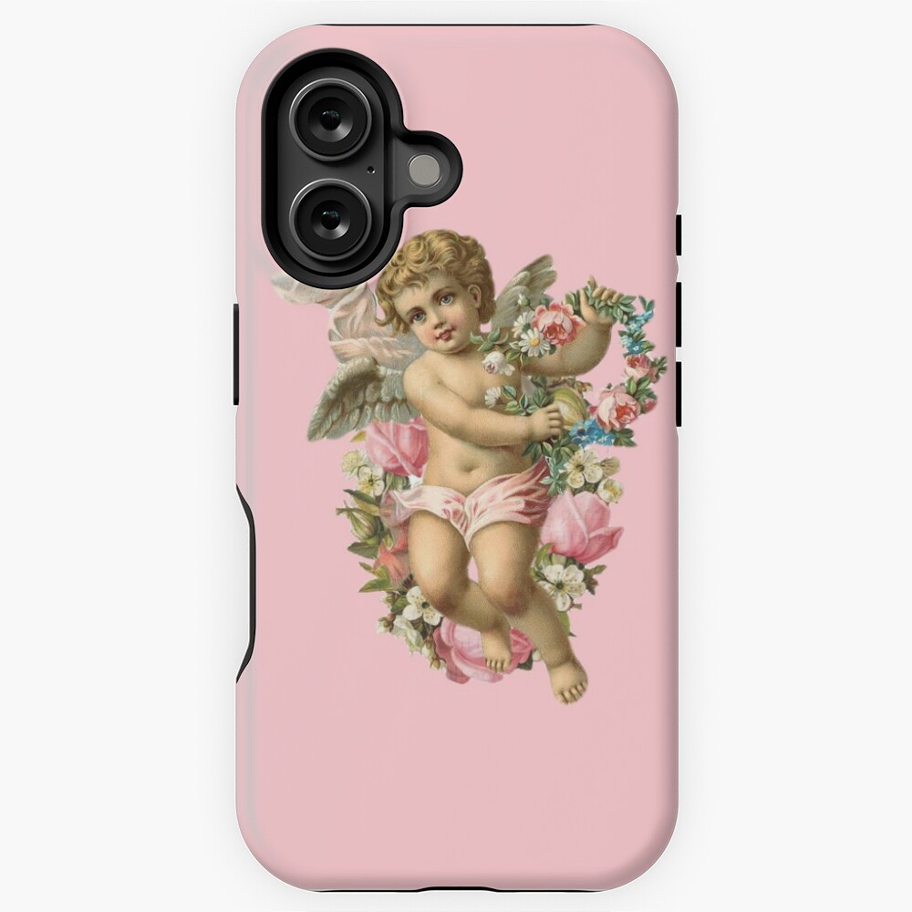 Floral Baby Angel iPhone Case