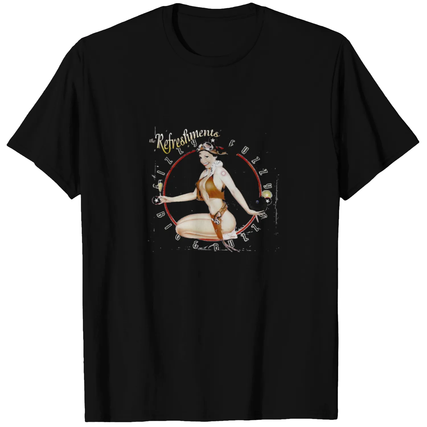 vintage worn The Refreshments T-shirt