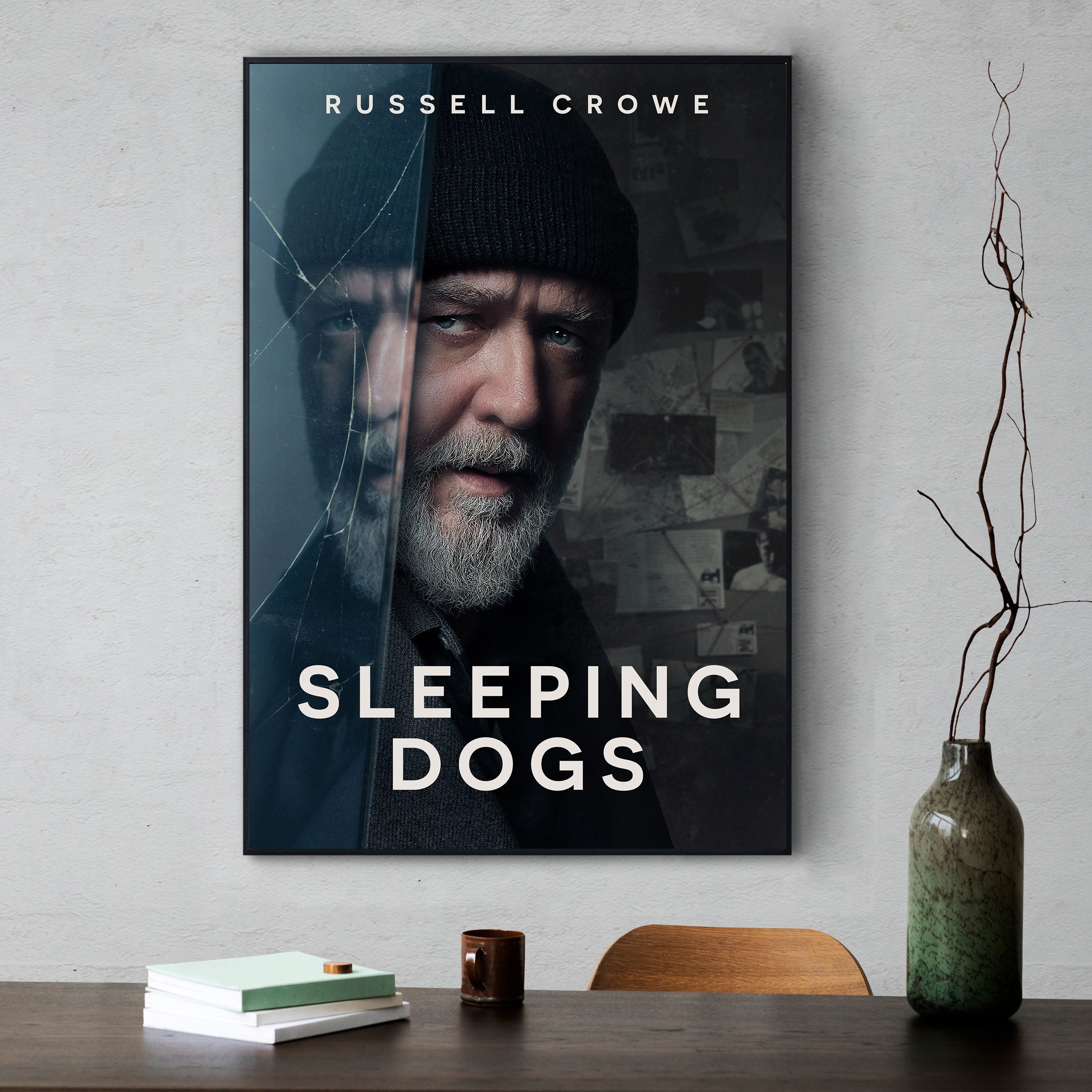 Sleeping Dogs movie Poster, High quality Canvas Prints, Wall Art, Home Decor, Art Poster For Gift Unframed