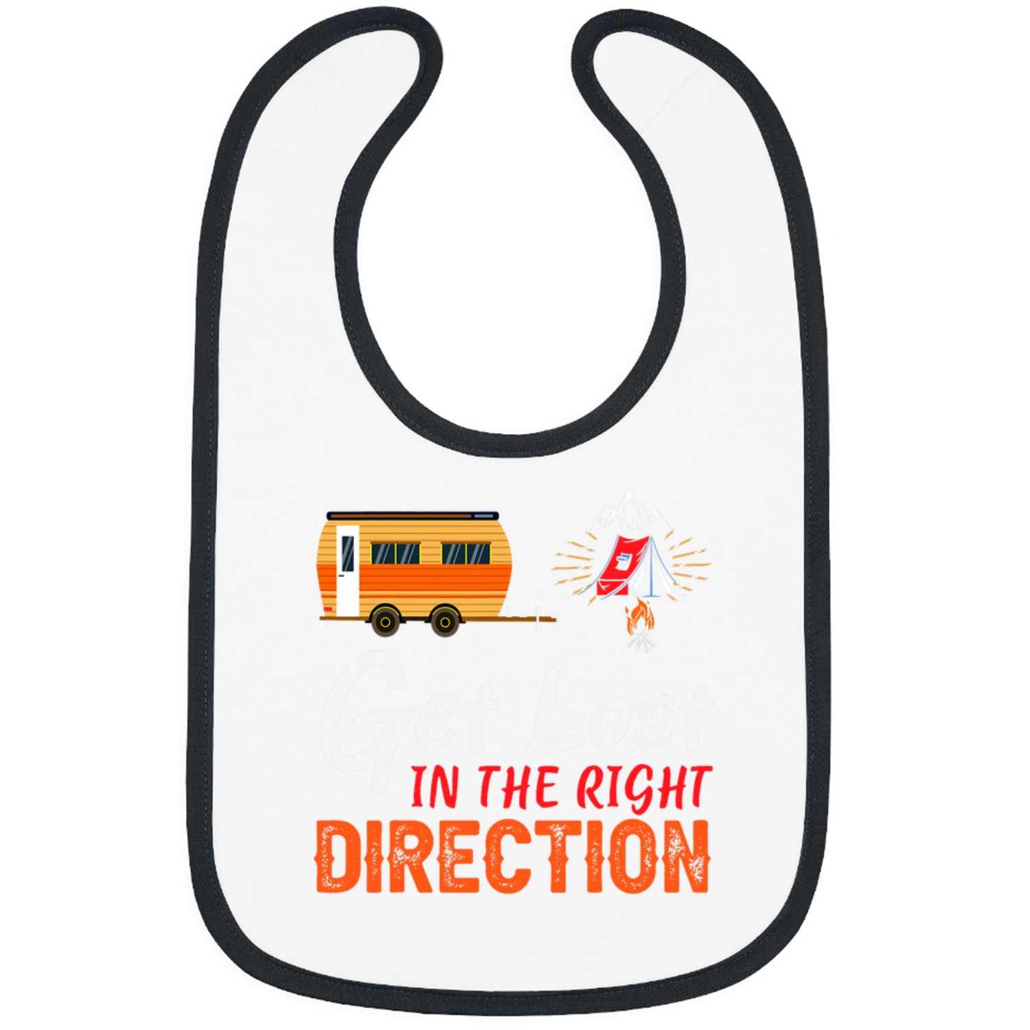 Get Lost In The Right Direction Bibs