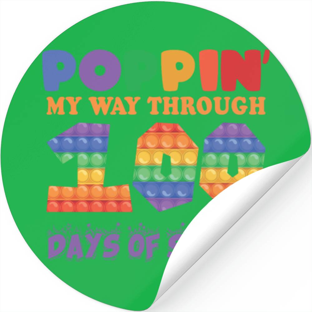 100 Days Of School Idea Stickers