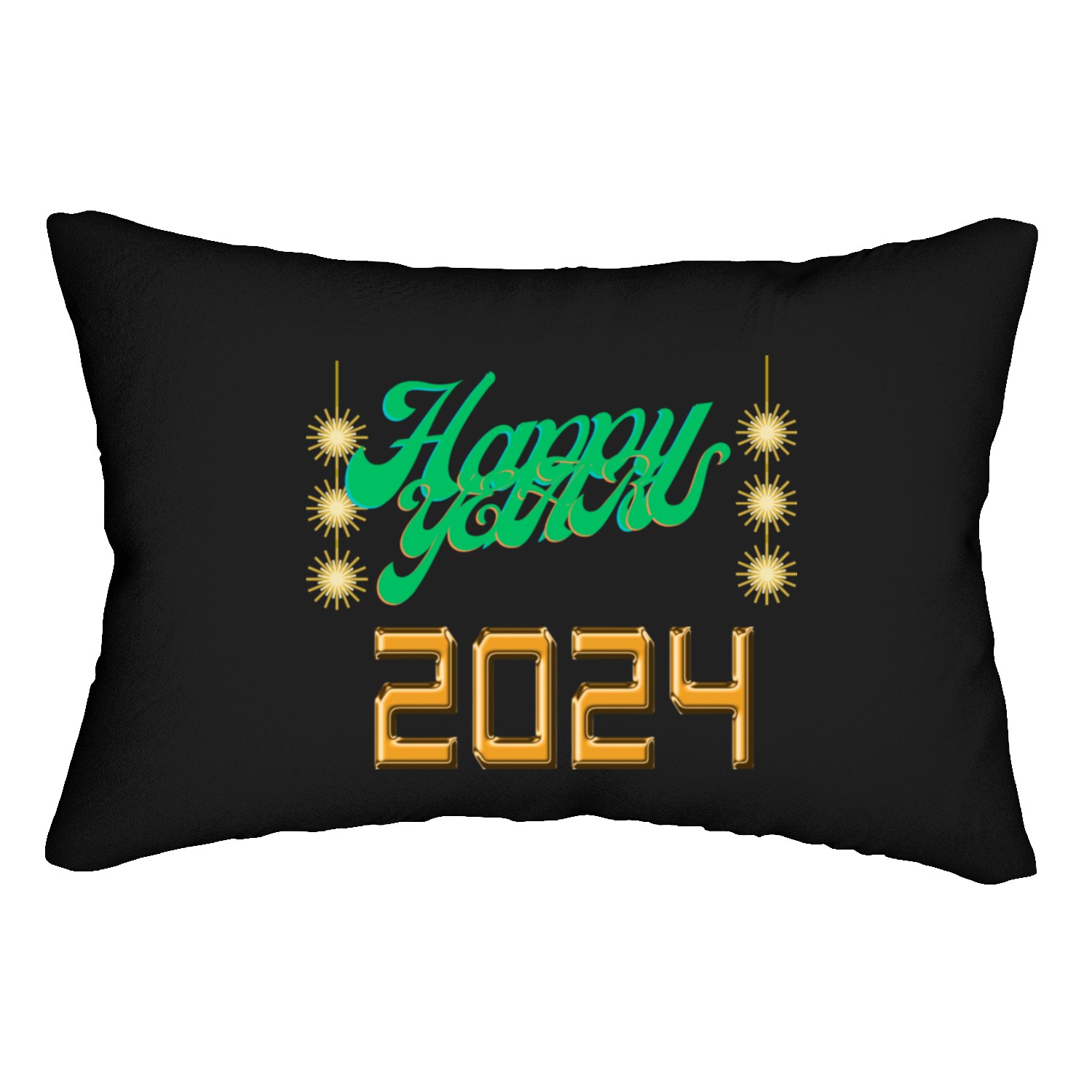 NEW YEARS 2024 Lumbar Pillows
